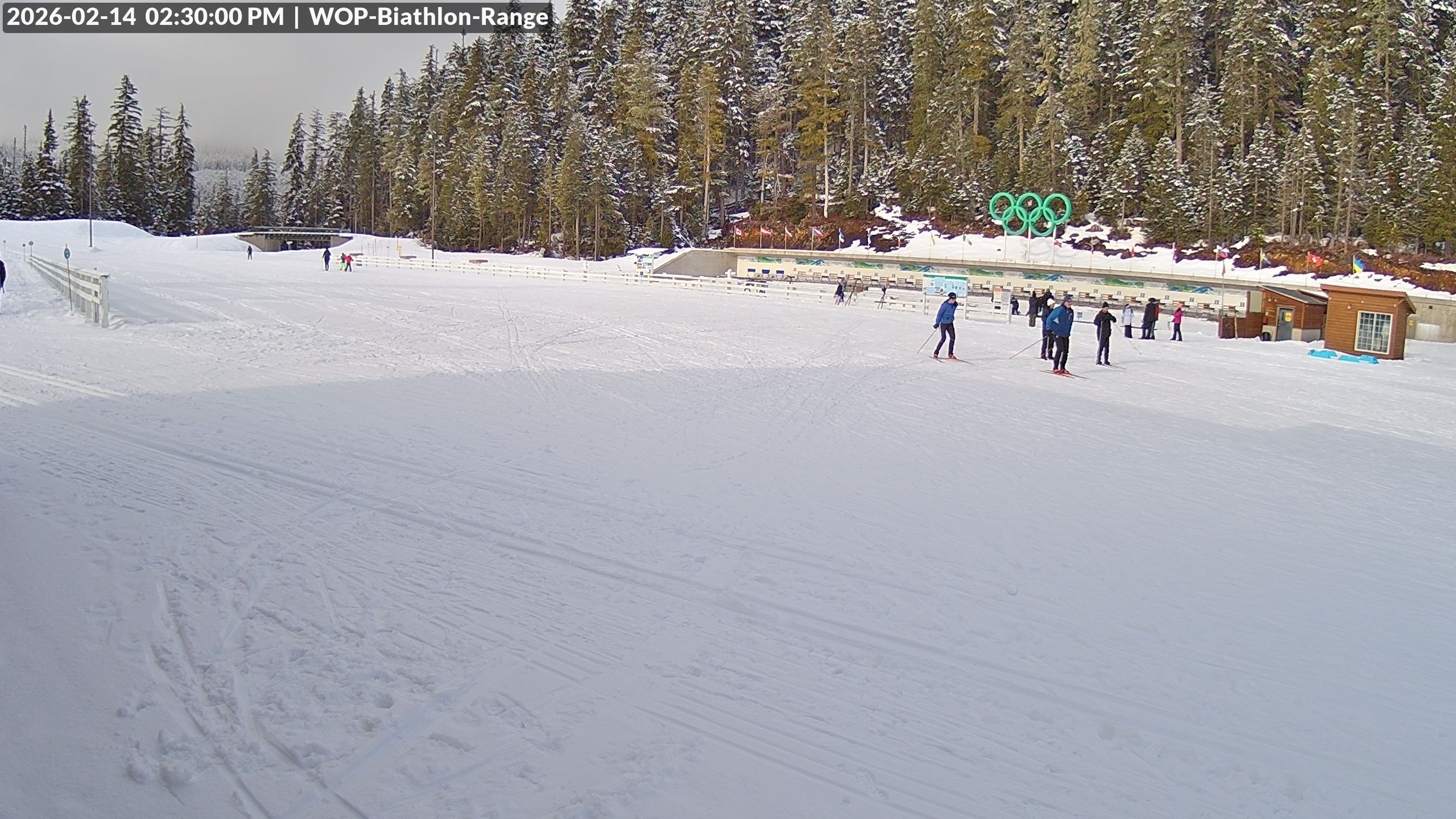 View looking North East to the Olympic Biathlon Range