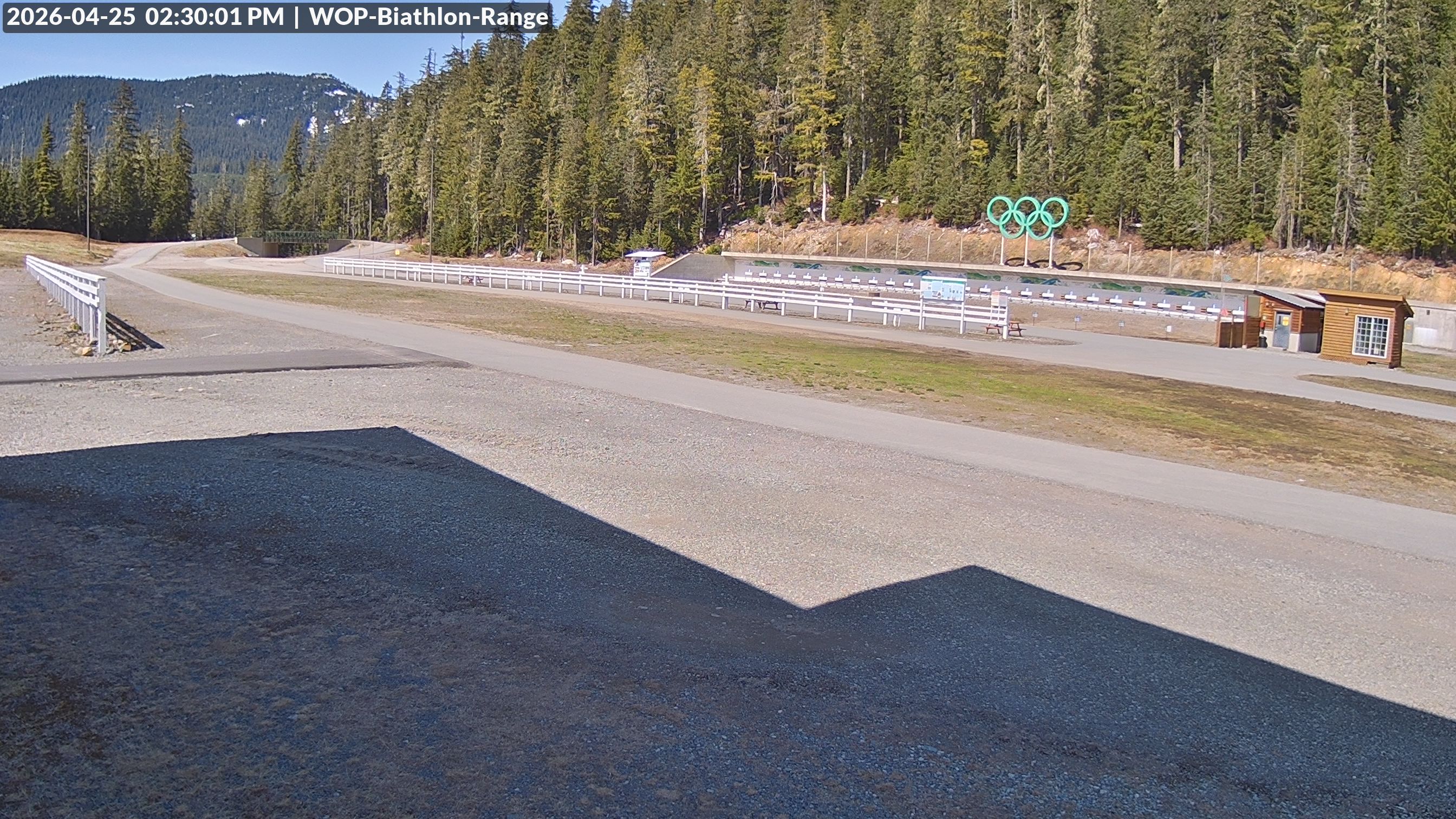 View looking North East to the Olympic Biathlon Range