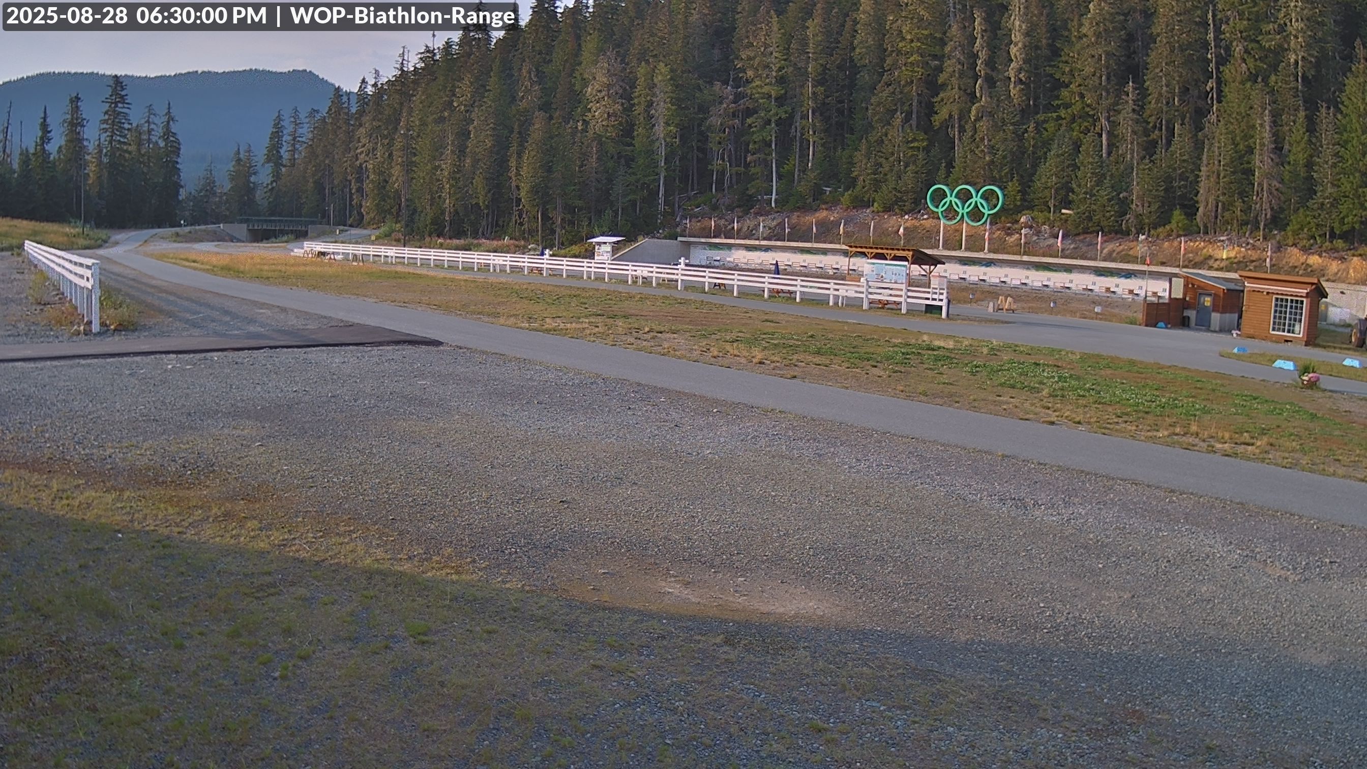 View looking North East to the Olympic Biathlon Range