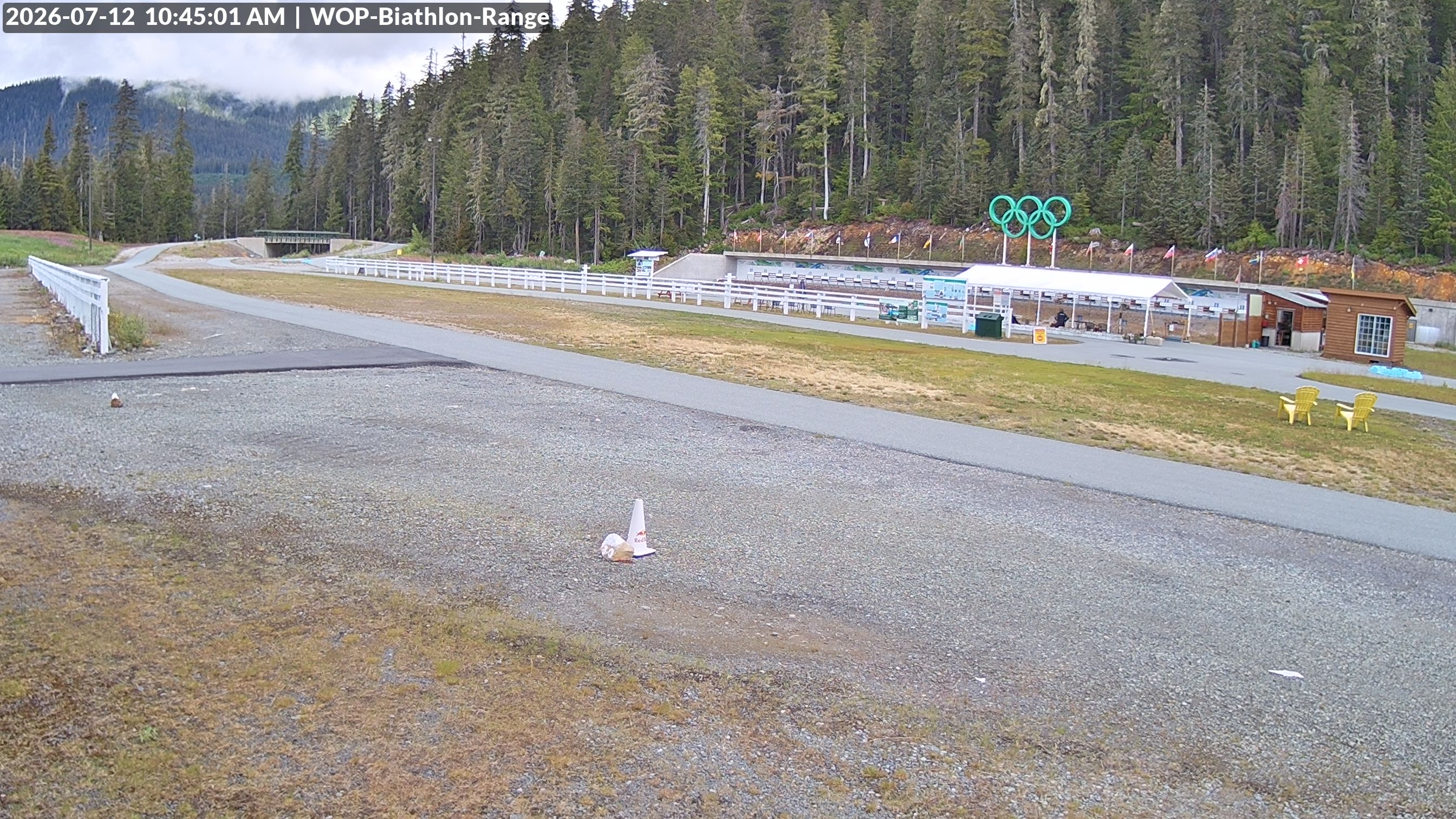 View looking North East to the Olympic Biathlon Range