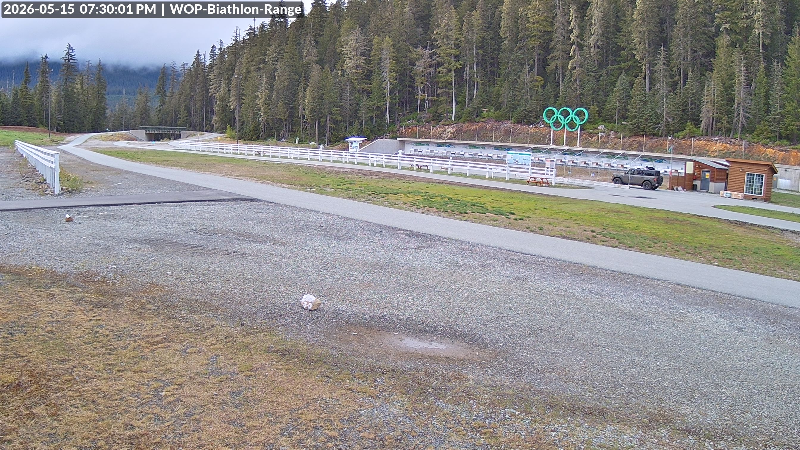 View looking North East to the Olympic Biathlon Range