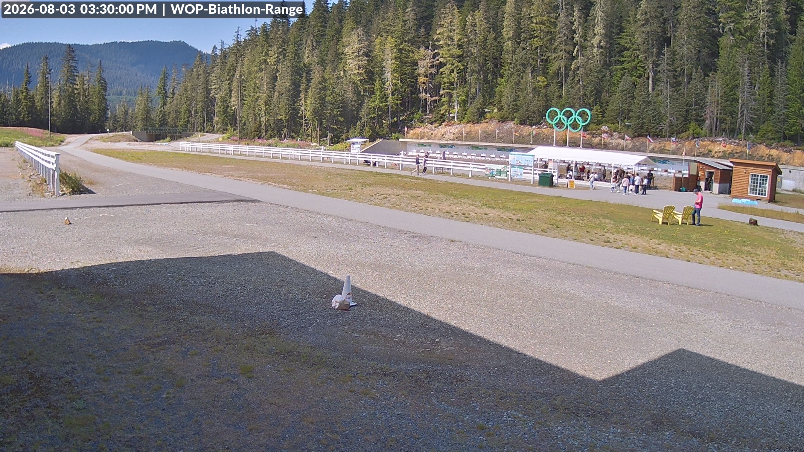 View looking North East to the Olympic Biathlon Range