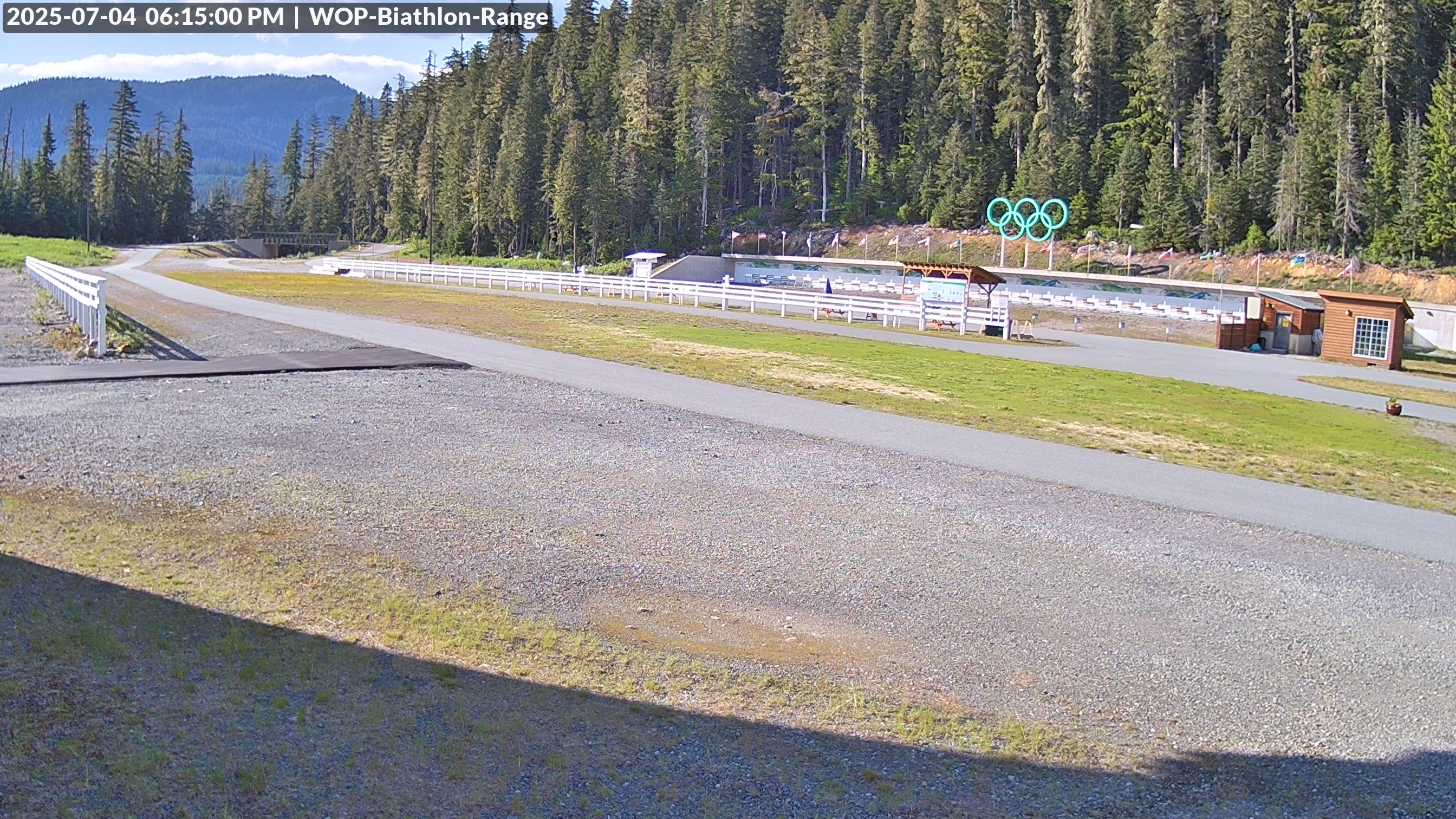 View looking North East to the Olympic Biathlon Range