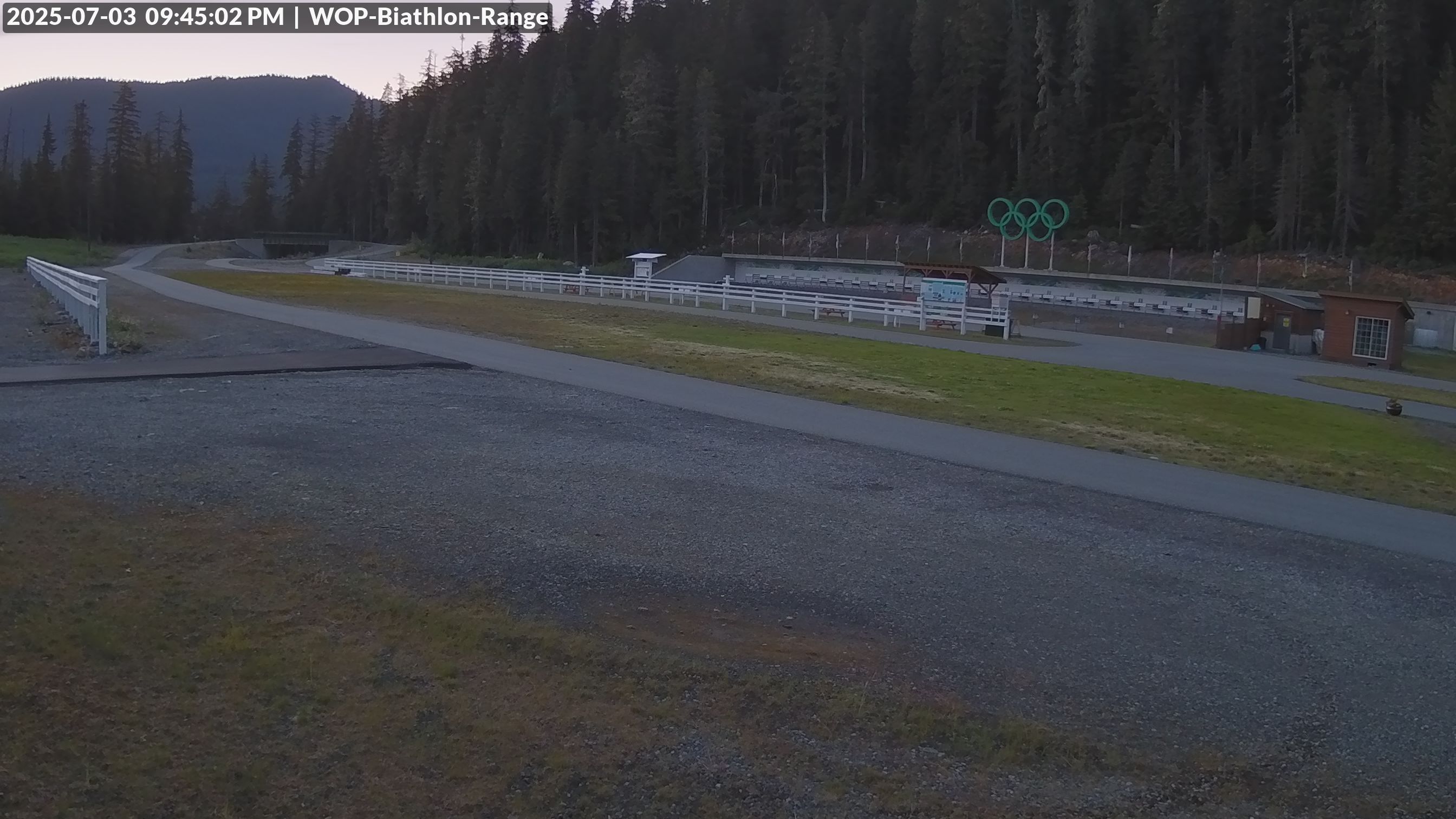 View looking North East to the Olympic Biathlon Range
