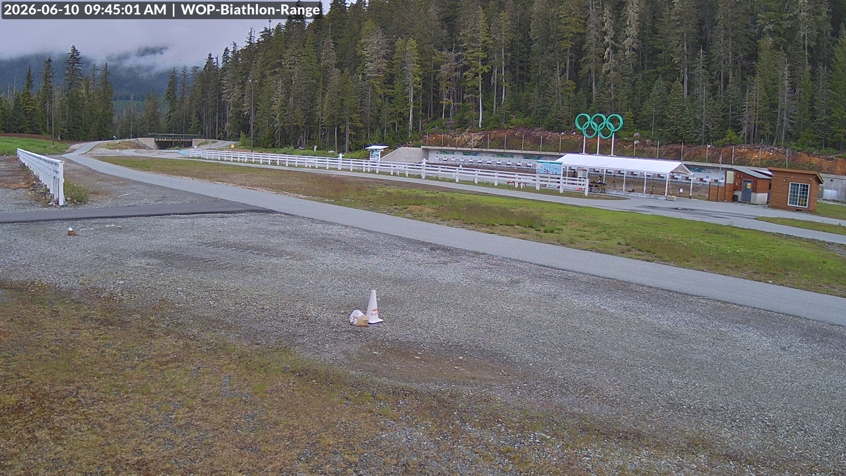 View looking North East to the Olympic Biathlon Range