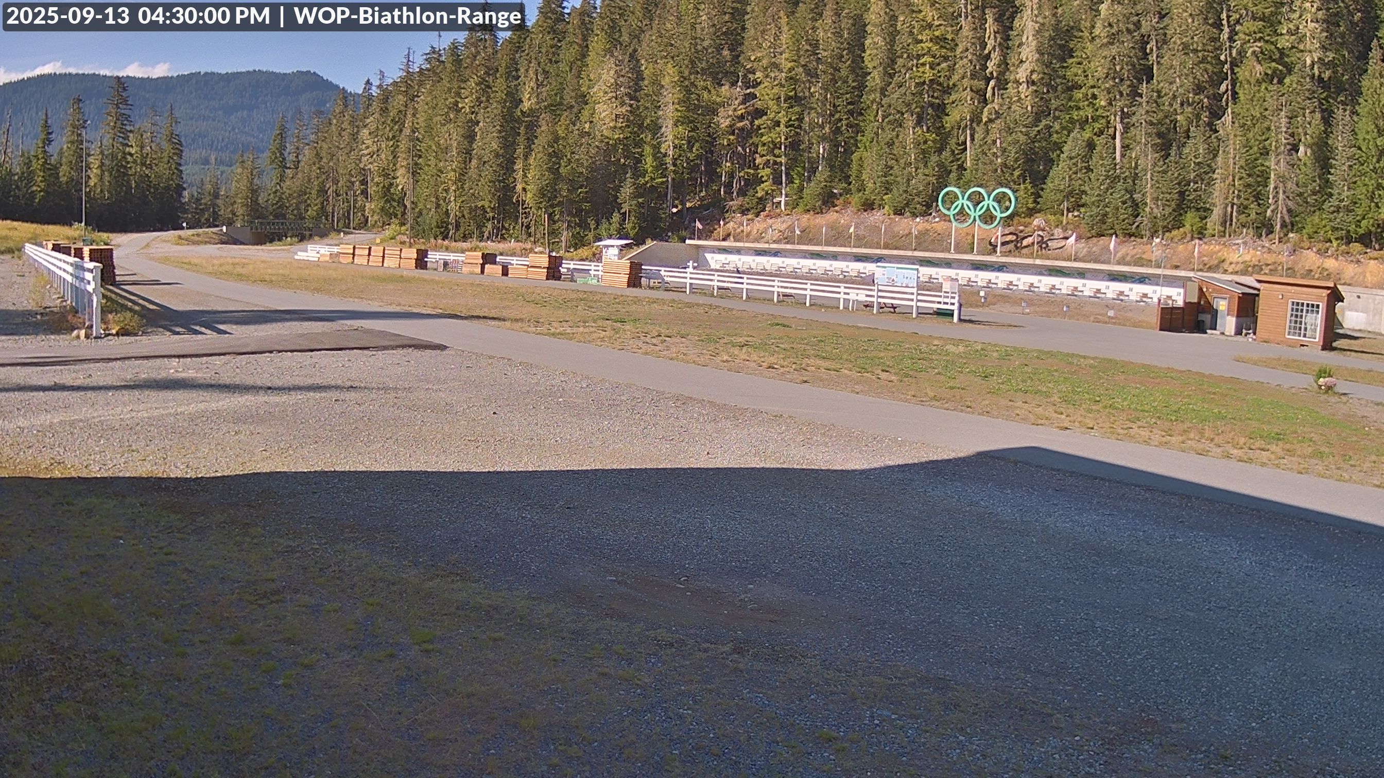 View looking North East to the Olympic Biathlon Range