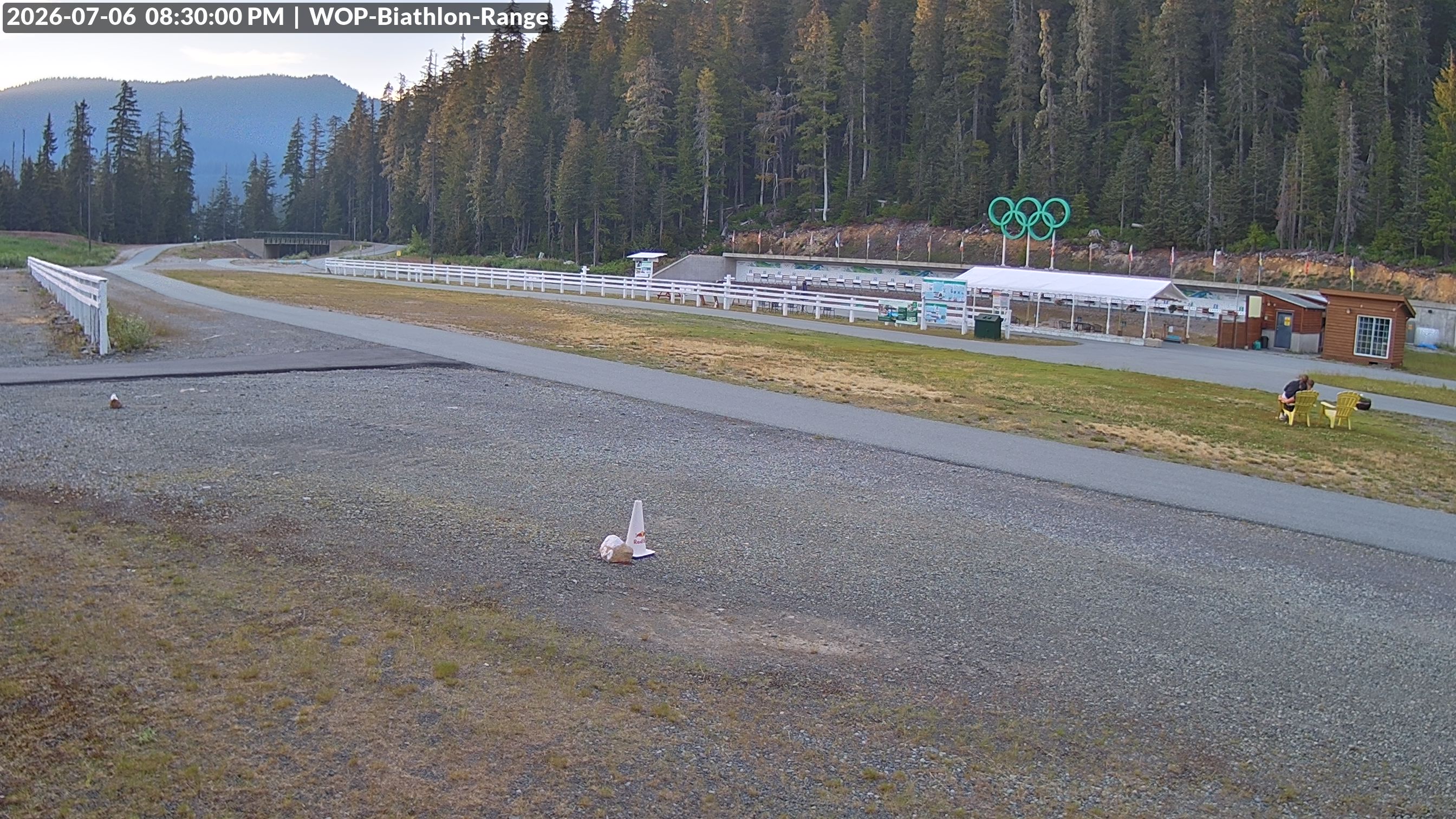 View looking North East to the Olympic Biathlon Range