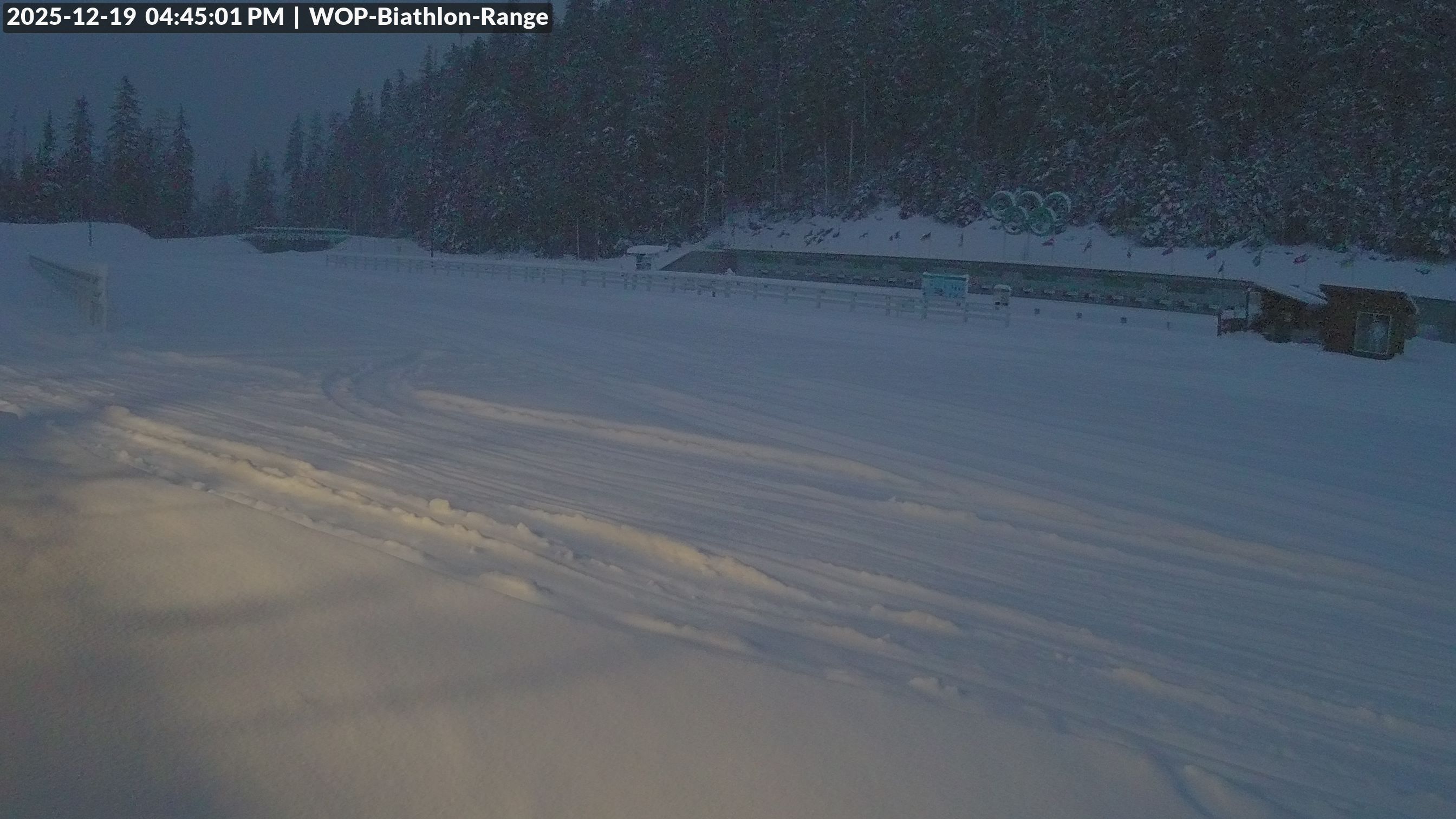 View looking North East to the Olympic Biathlon Range