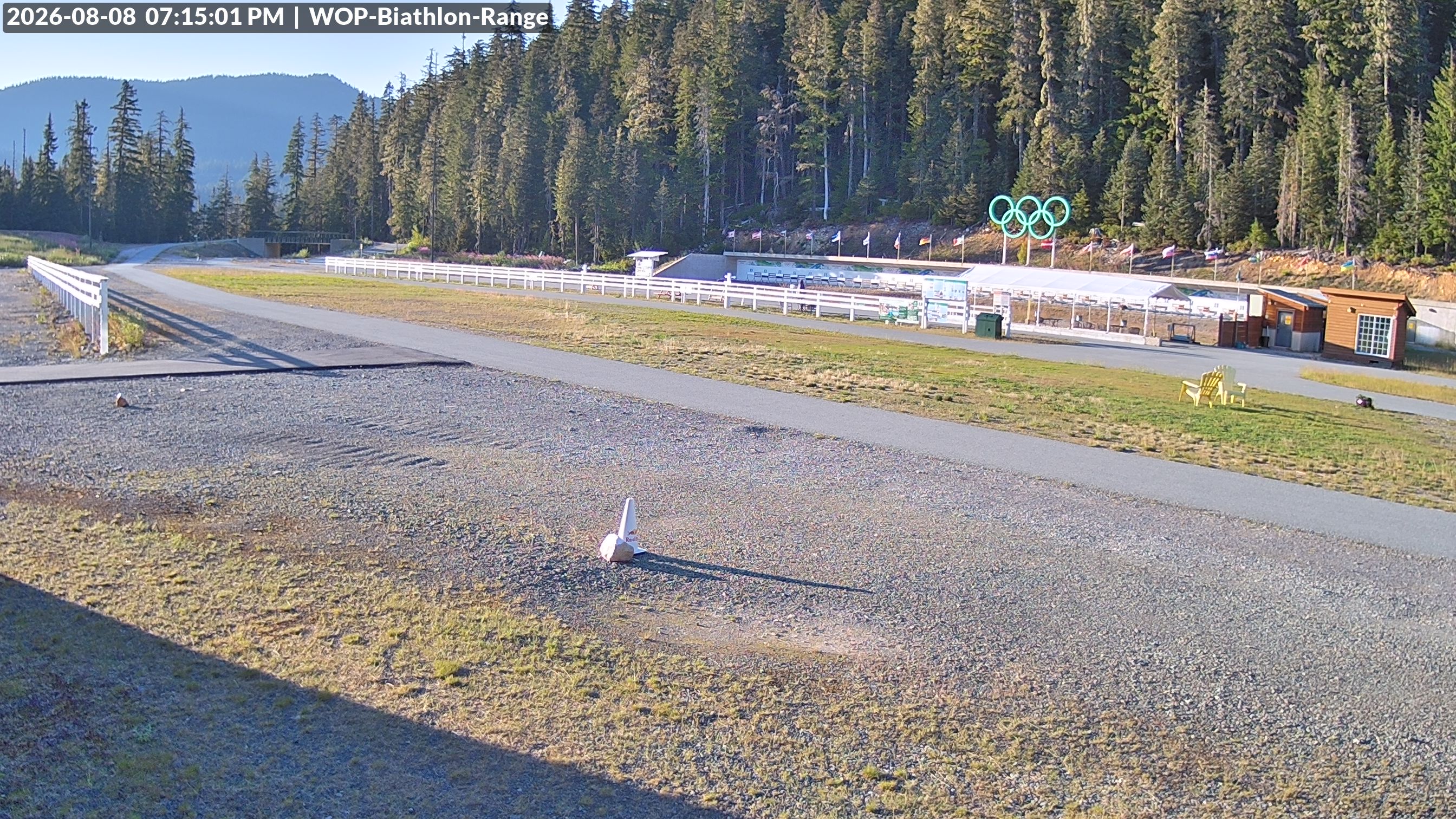 View looking North East to the Olympic Biathlon Range