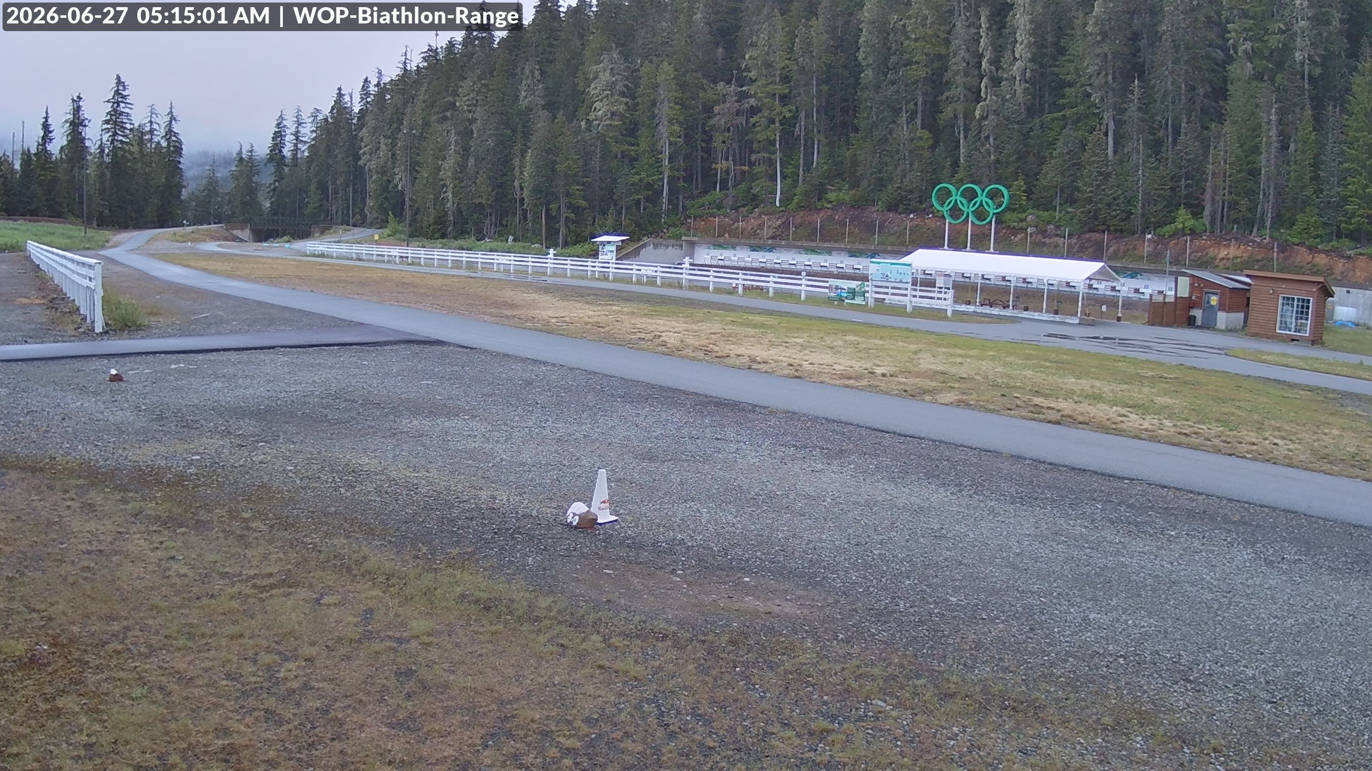 View looking North East to the Olympic Biathlon Range