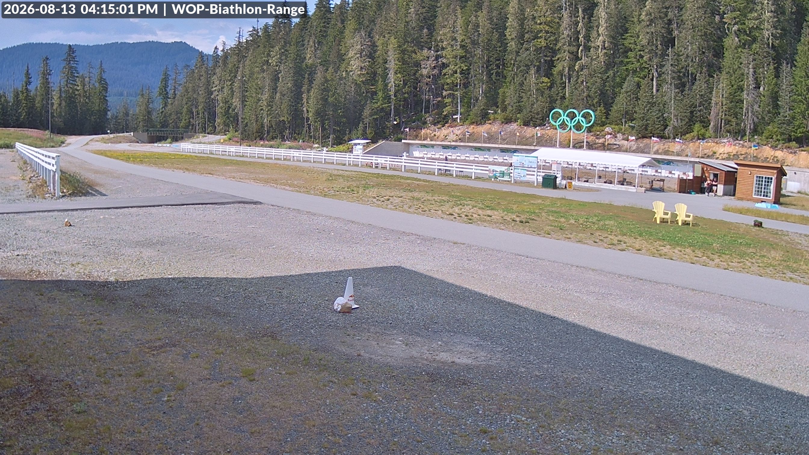 View looking North East to the Olympic Biathlon Range