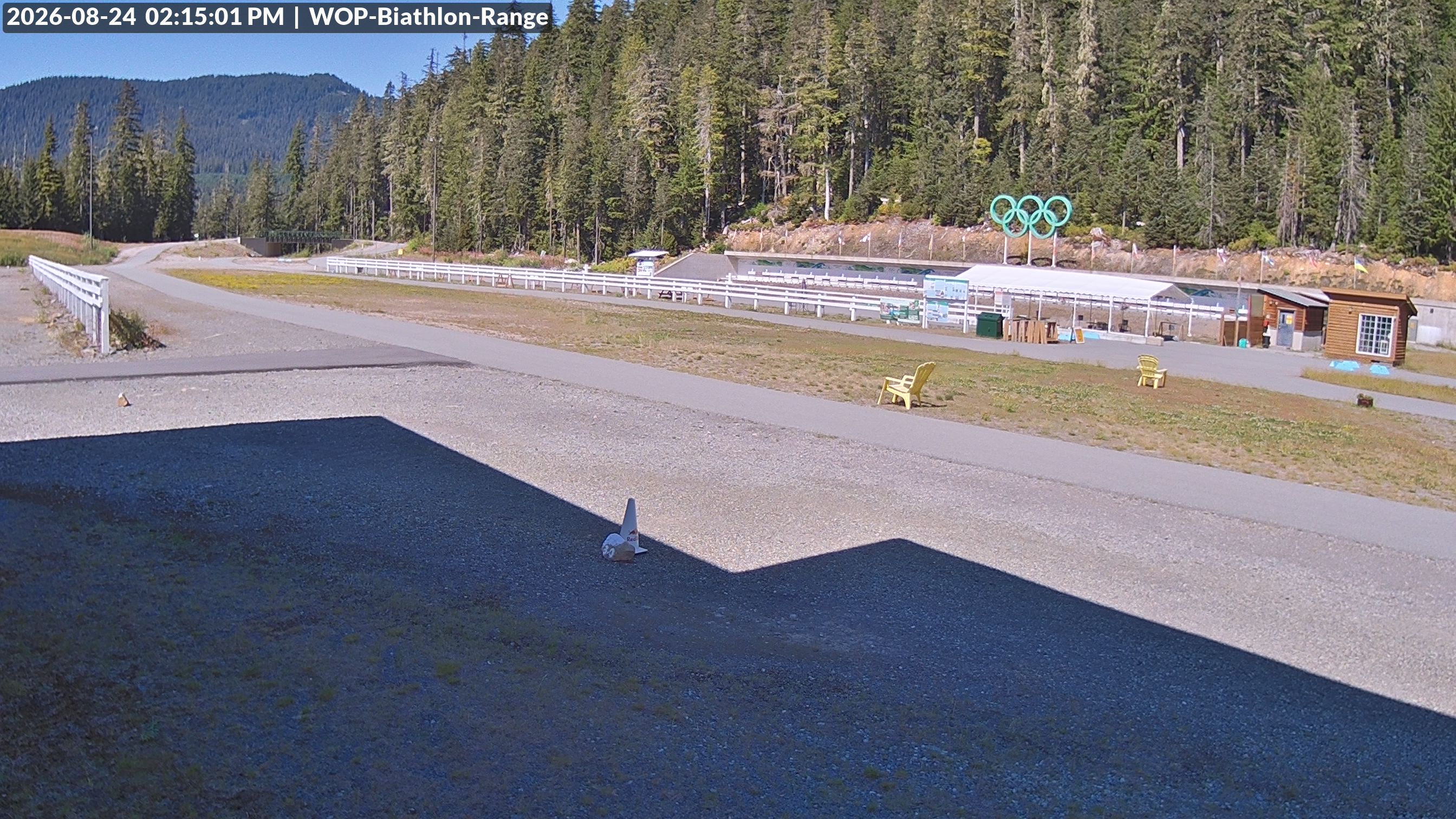View looking North East to the Olympic Biathlon Range