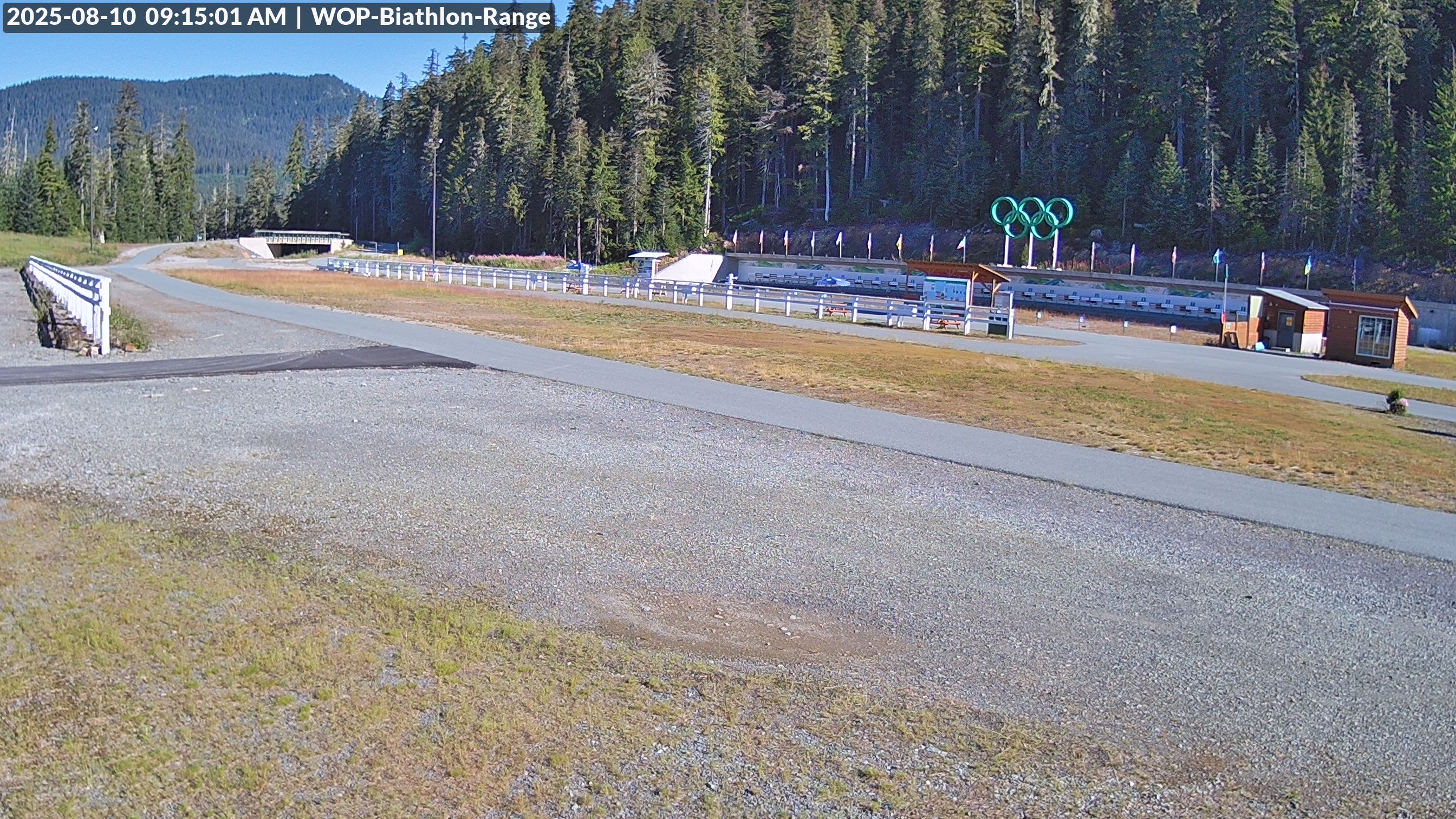 View looking North East to the Olympic Biathlon Range