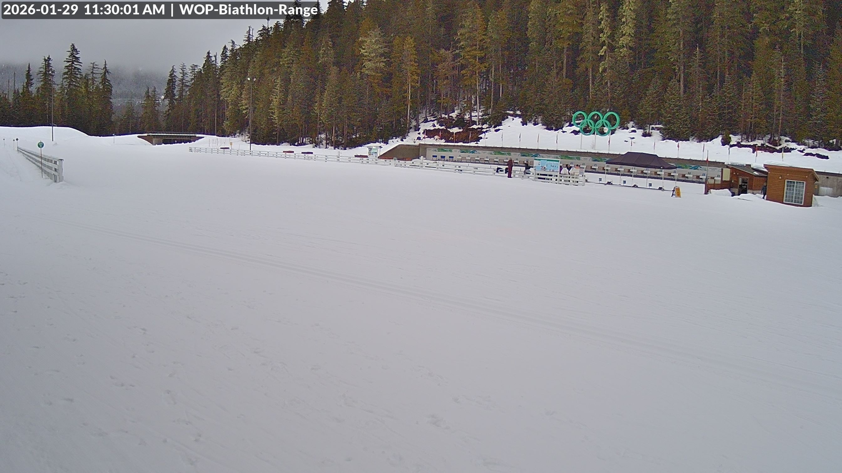 View looking North East to the Olympic Biathlon Range