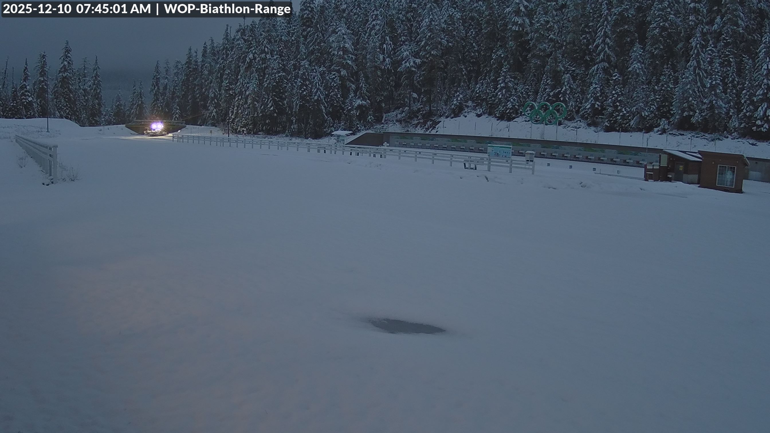 View looking North East to the Olympic Biathlon Range