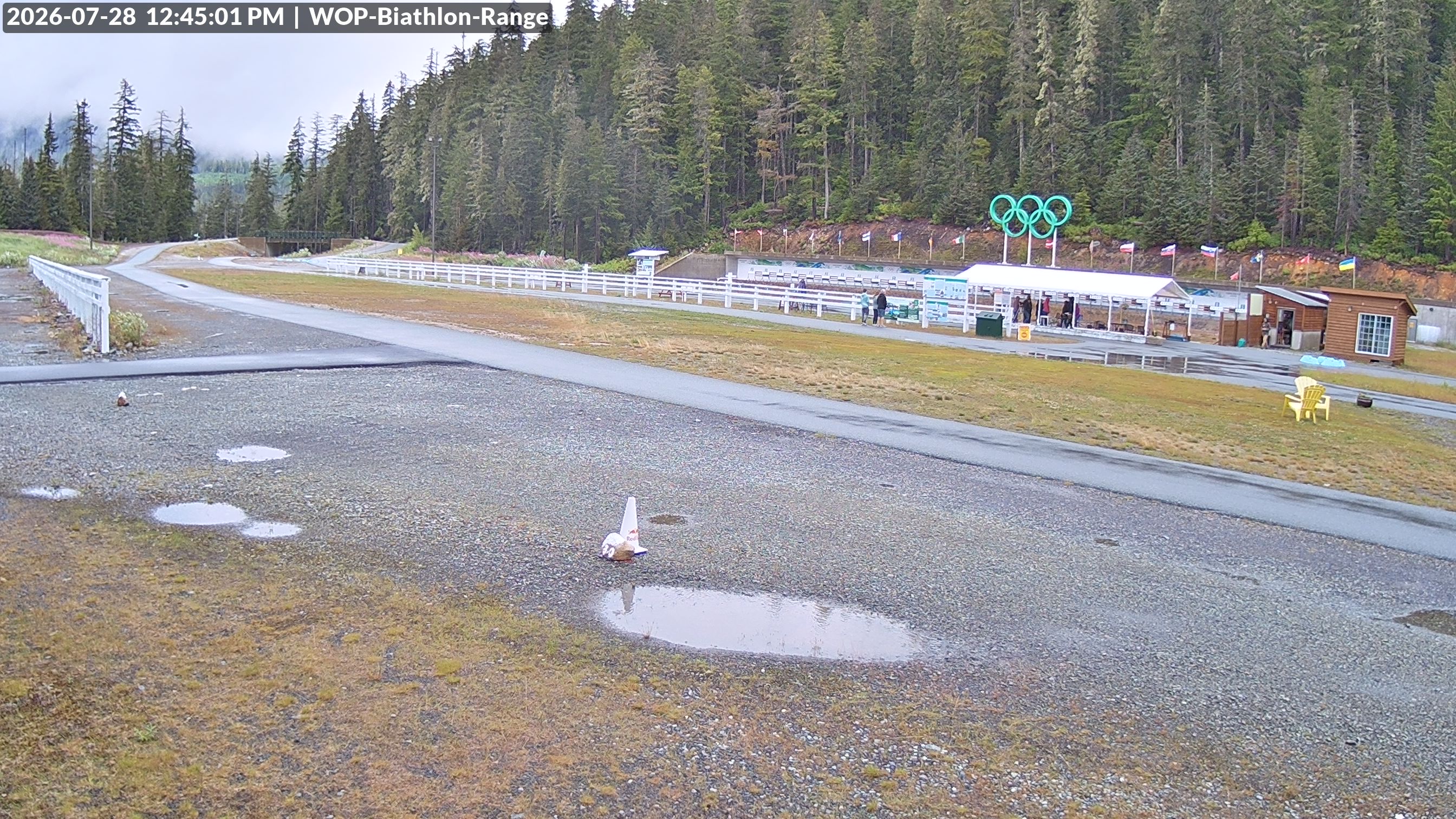 View looking North East to the Olympic Biathlon Range