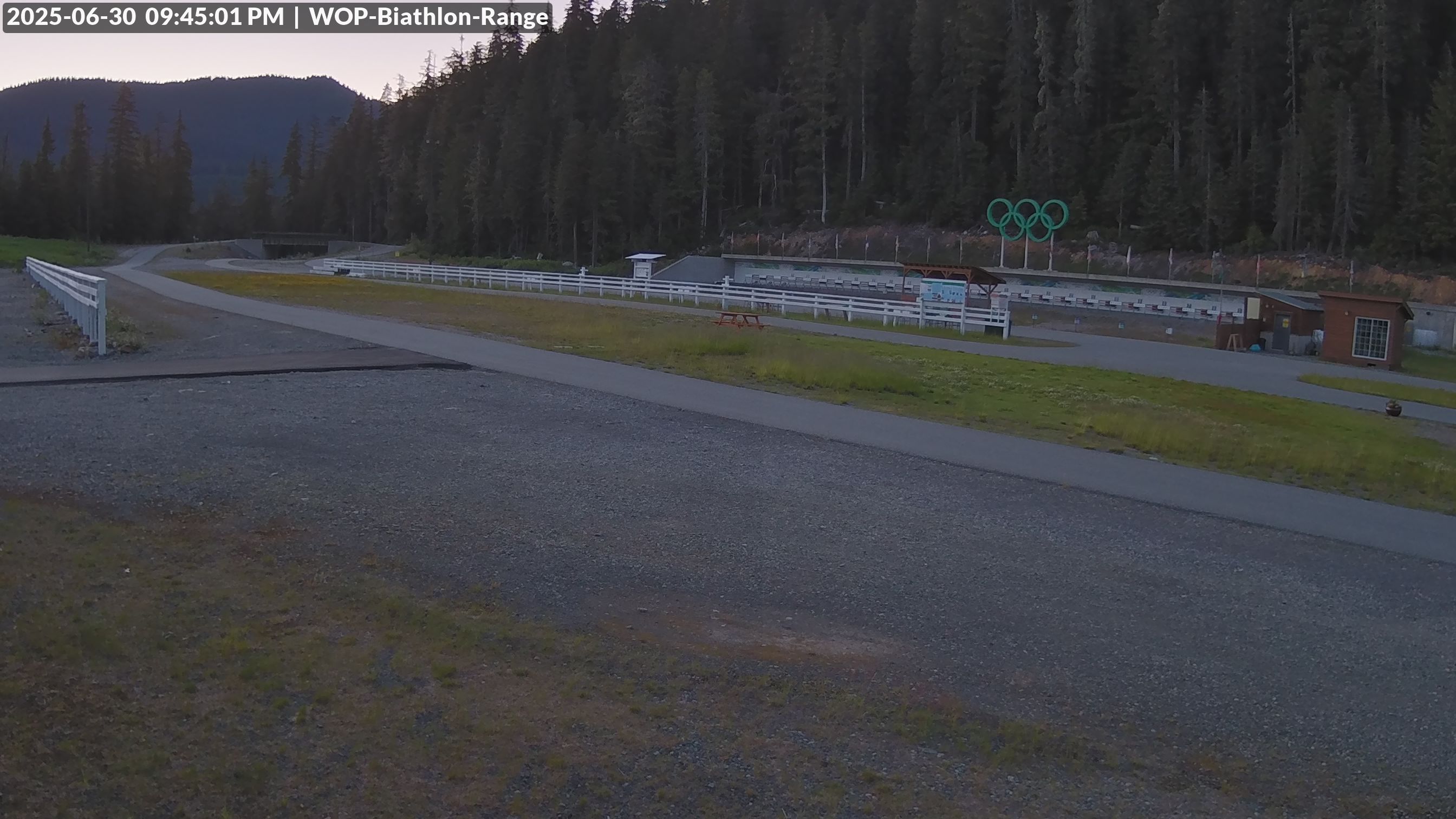 View looking North East to the Olympic Biathlon Range