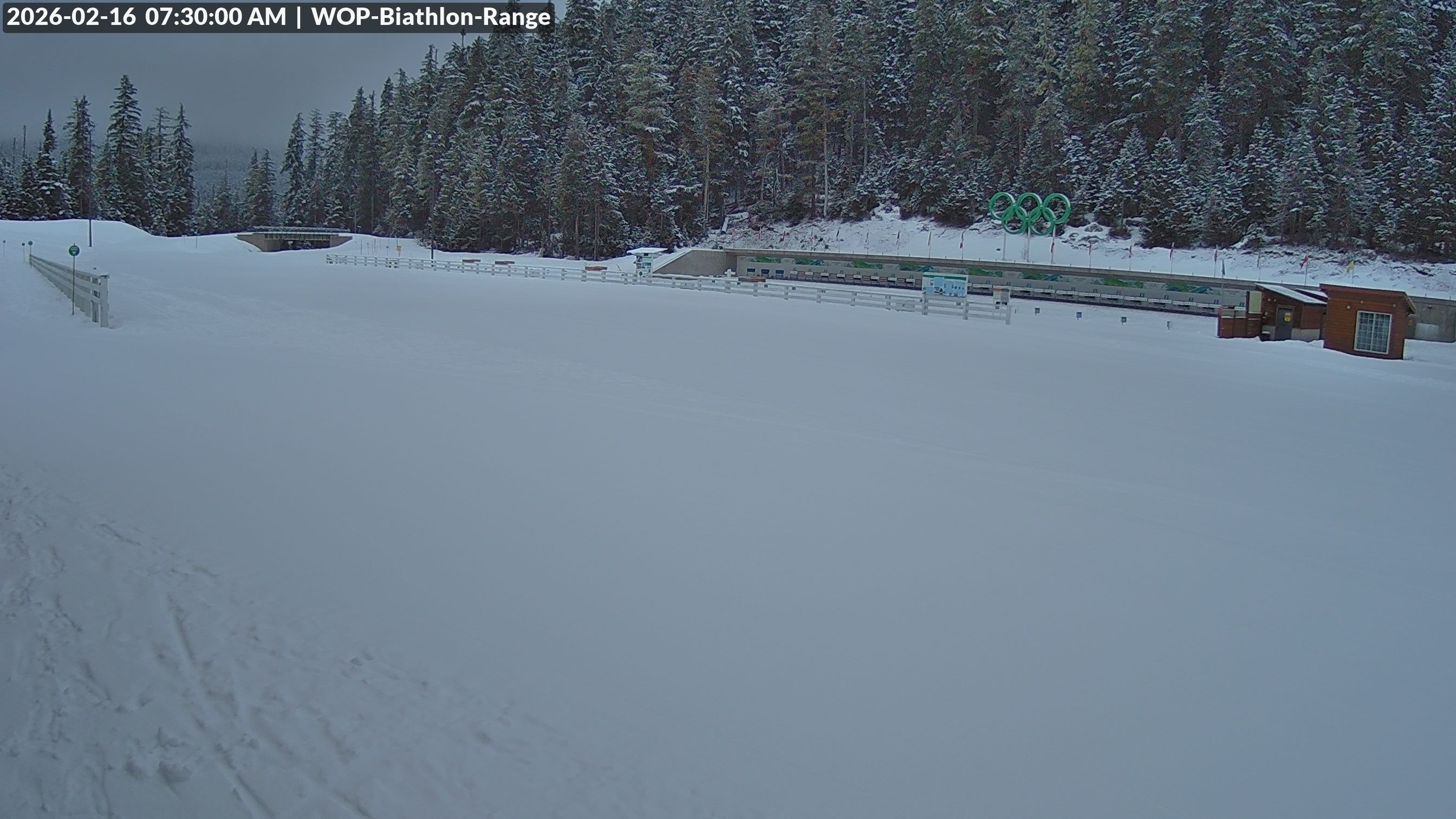 View looking North East to the Olympic Biathlon Range