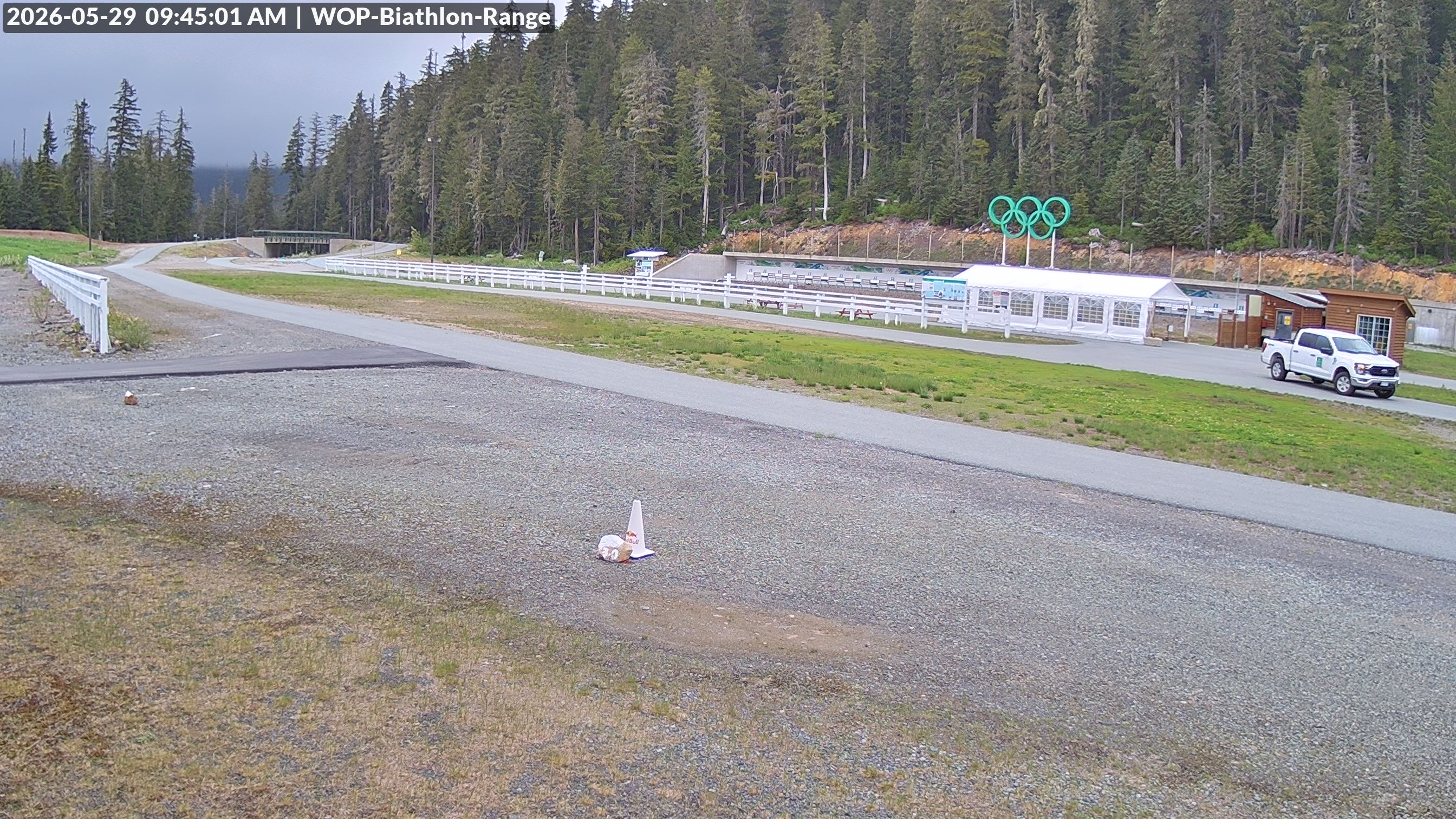 View looking North East to the Olympic Biathlon Range