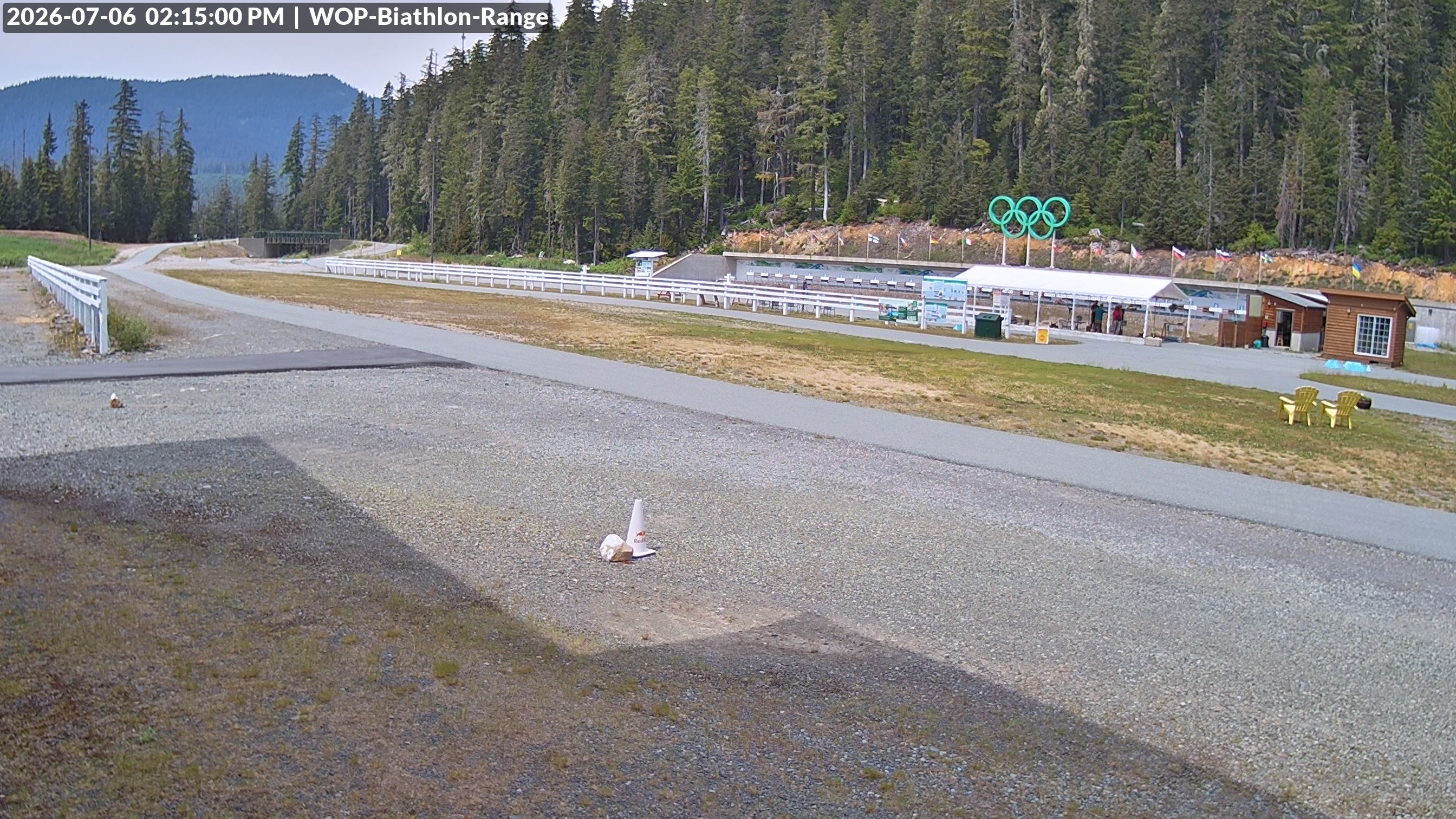 View looking North East to the Olympic Biathlon Range