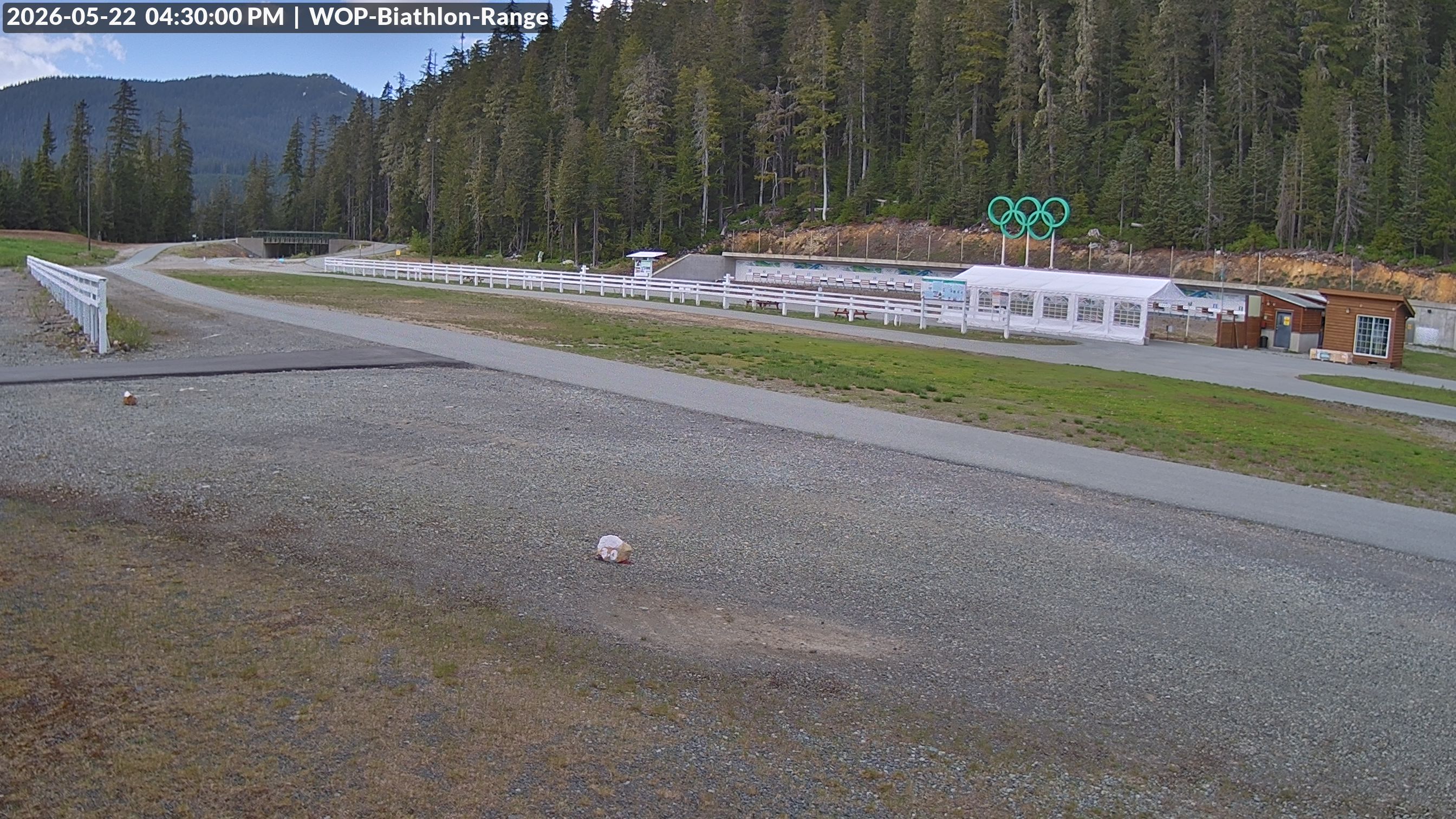 View looking North East to the Olympic Biathlon Range
