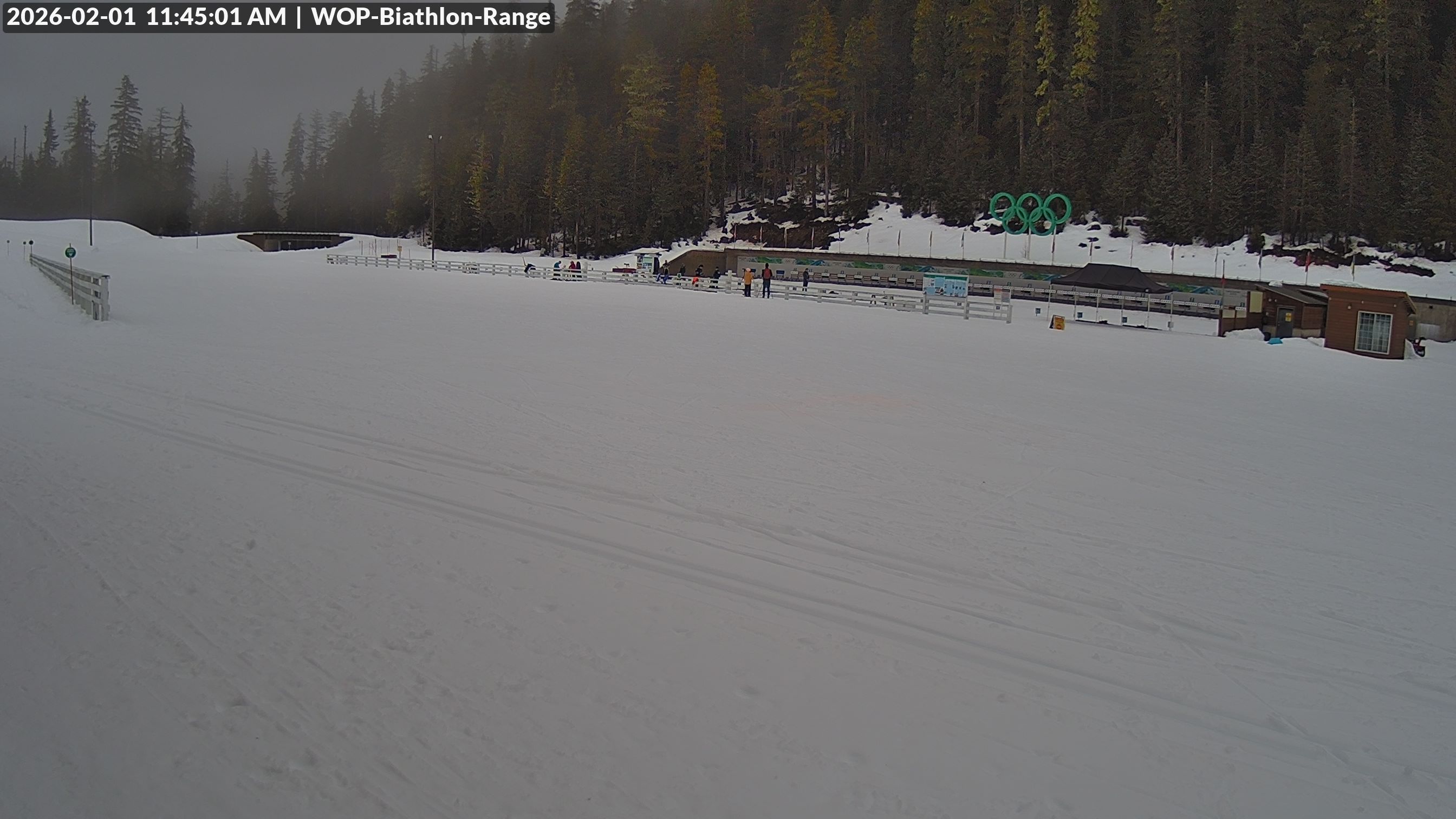 View looking North East to the Olympic Biathlon Range