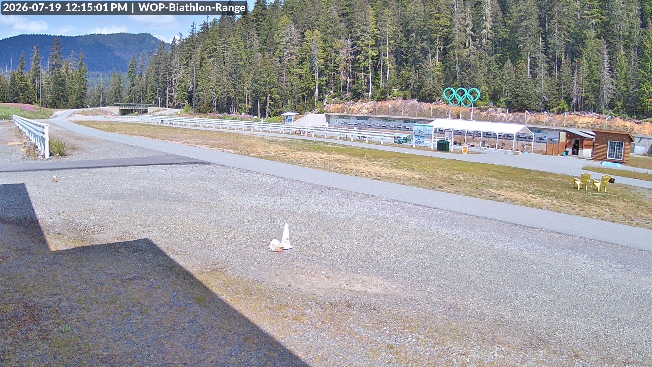View looking North East to the Olympic Biathlon Range