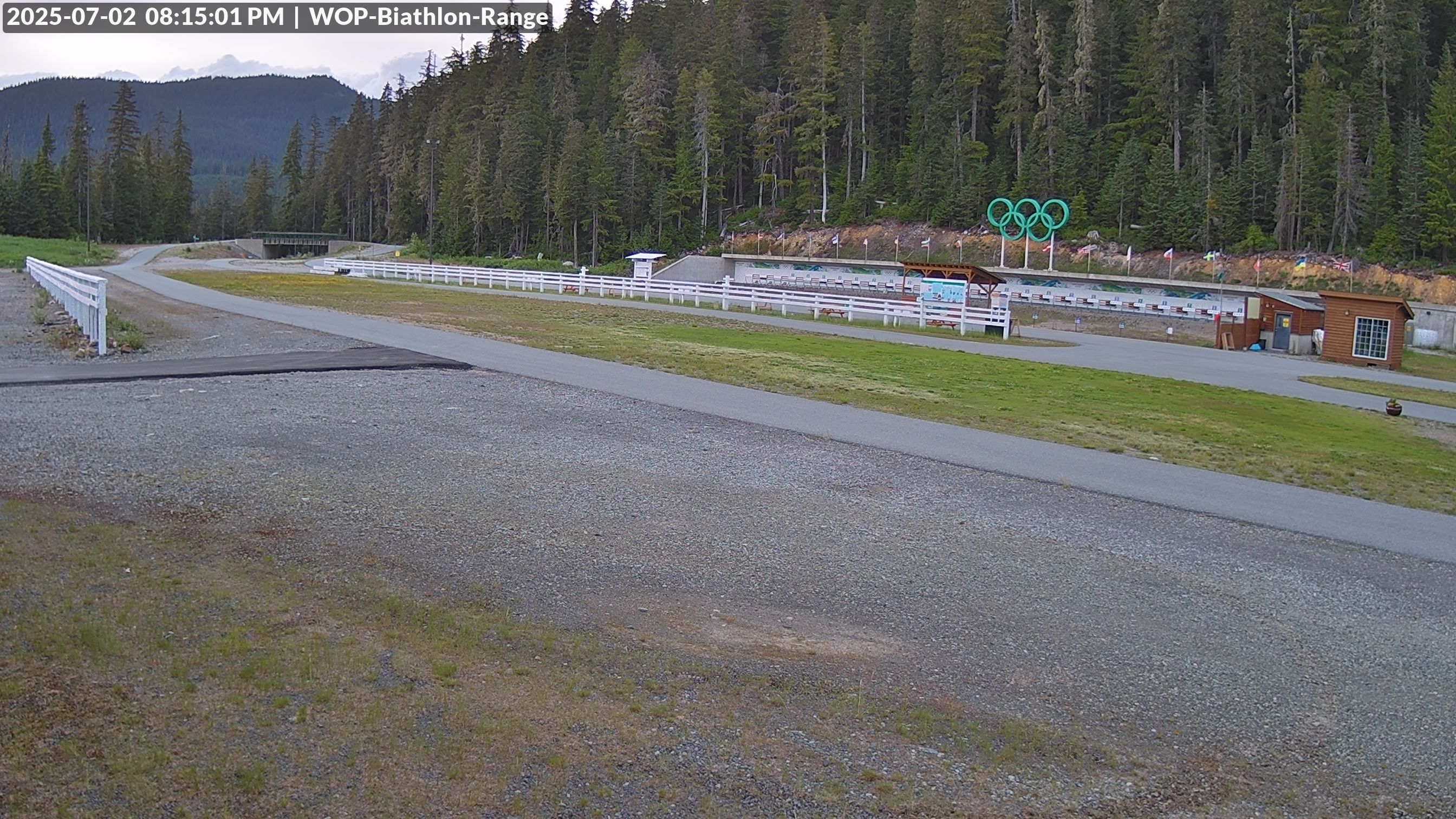View looking North East to the Olympic Biathlon Range
