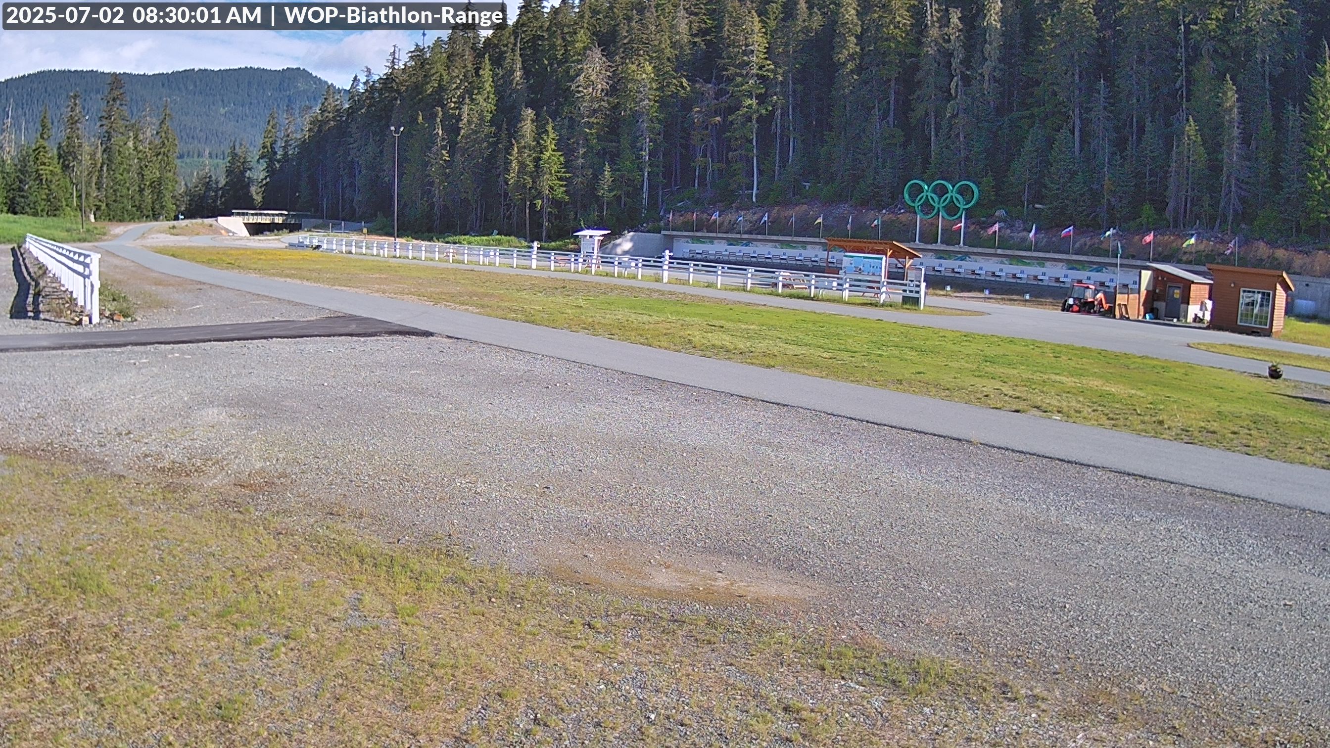 View looking North East to the Olympic Biathlon Range