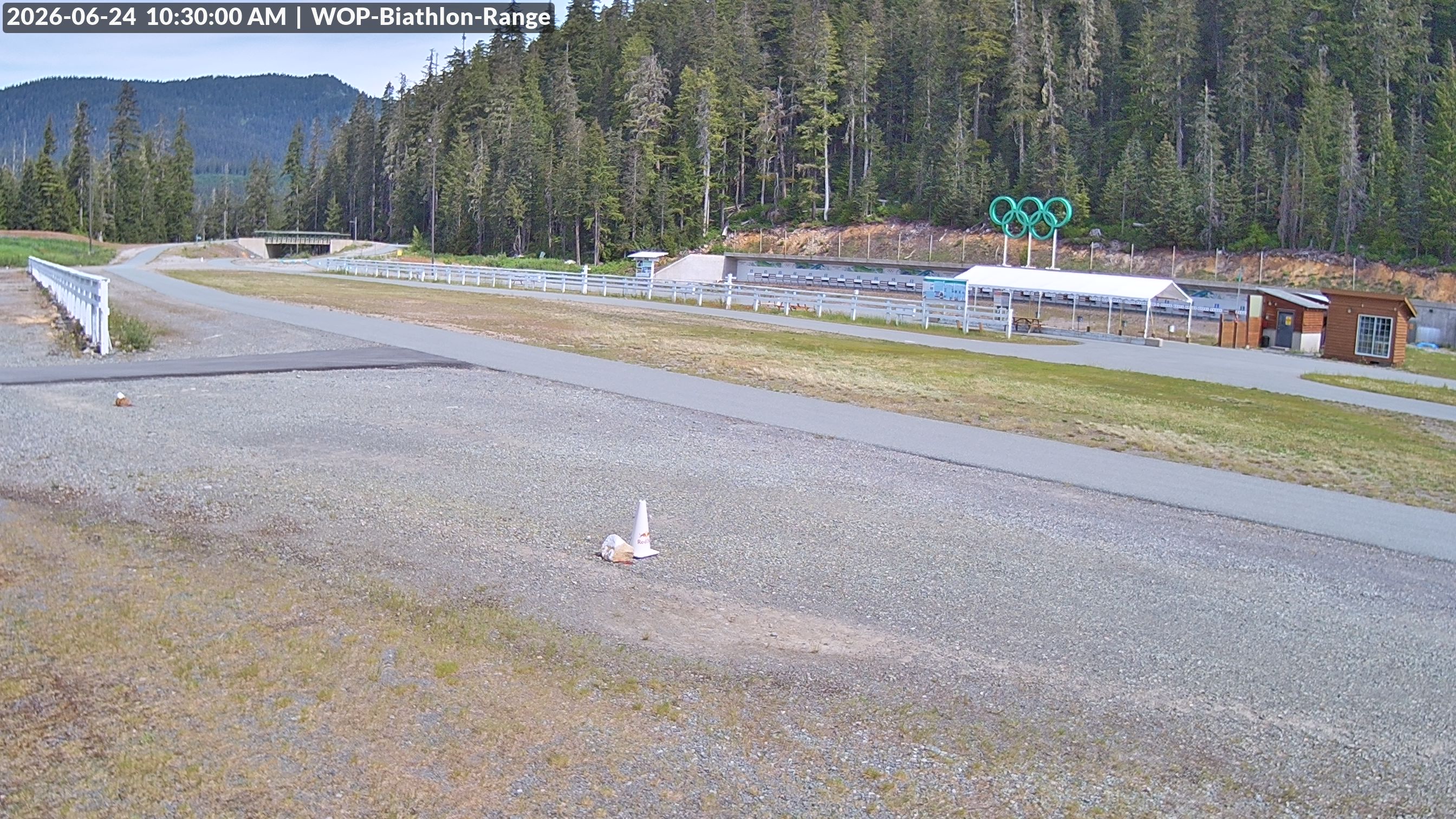 View looking North East to the Olympic Biathlon Range