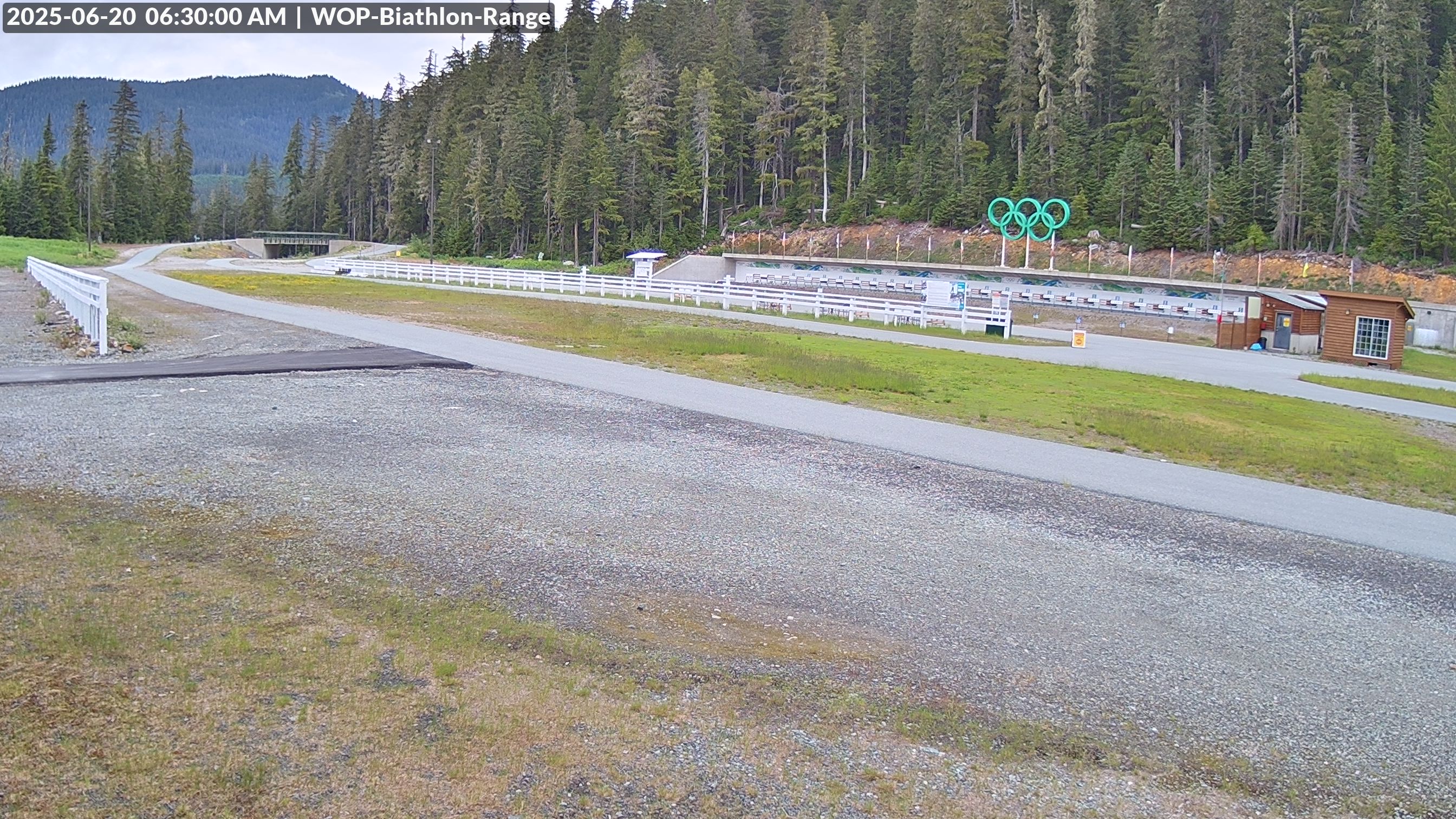 View looking North East to the Olympic Biathlon Range