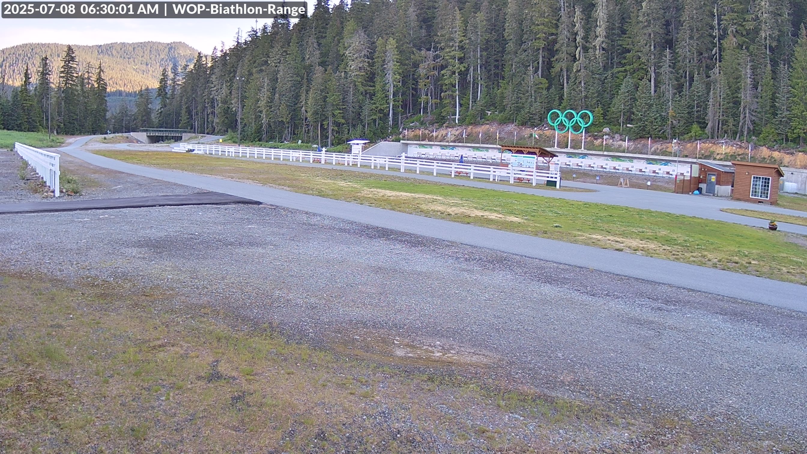 View looking North East to the Olympic Biathlon Range
