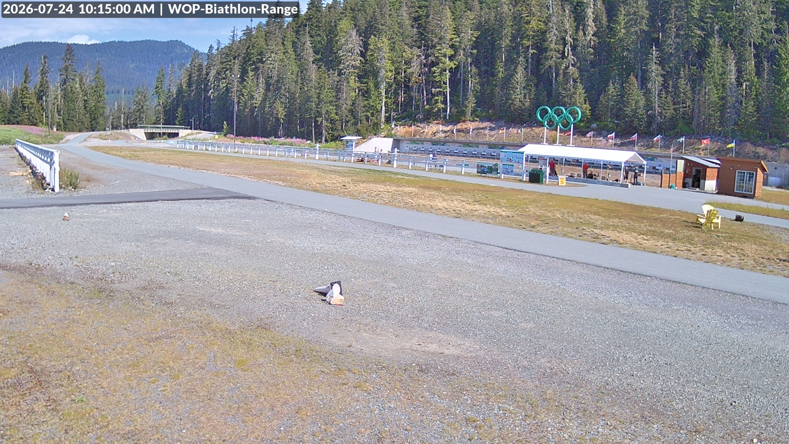 View looking North East to the Olympic Biathlon Range