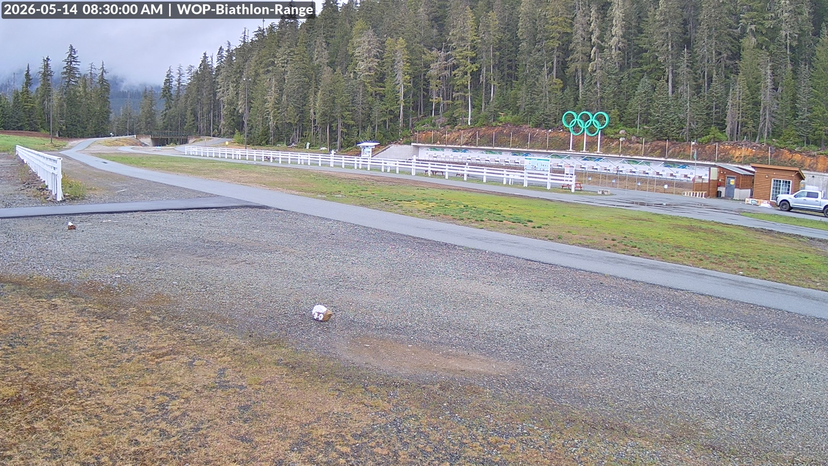 View looking North East to the Olympic Biathlon Range