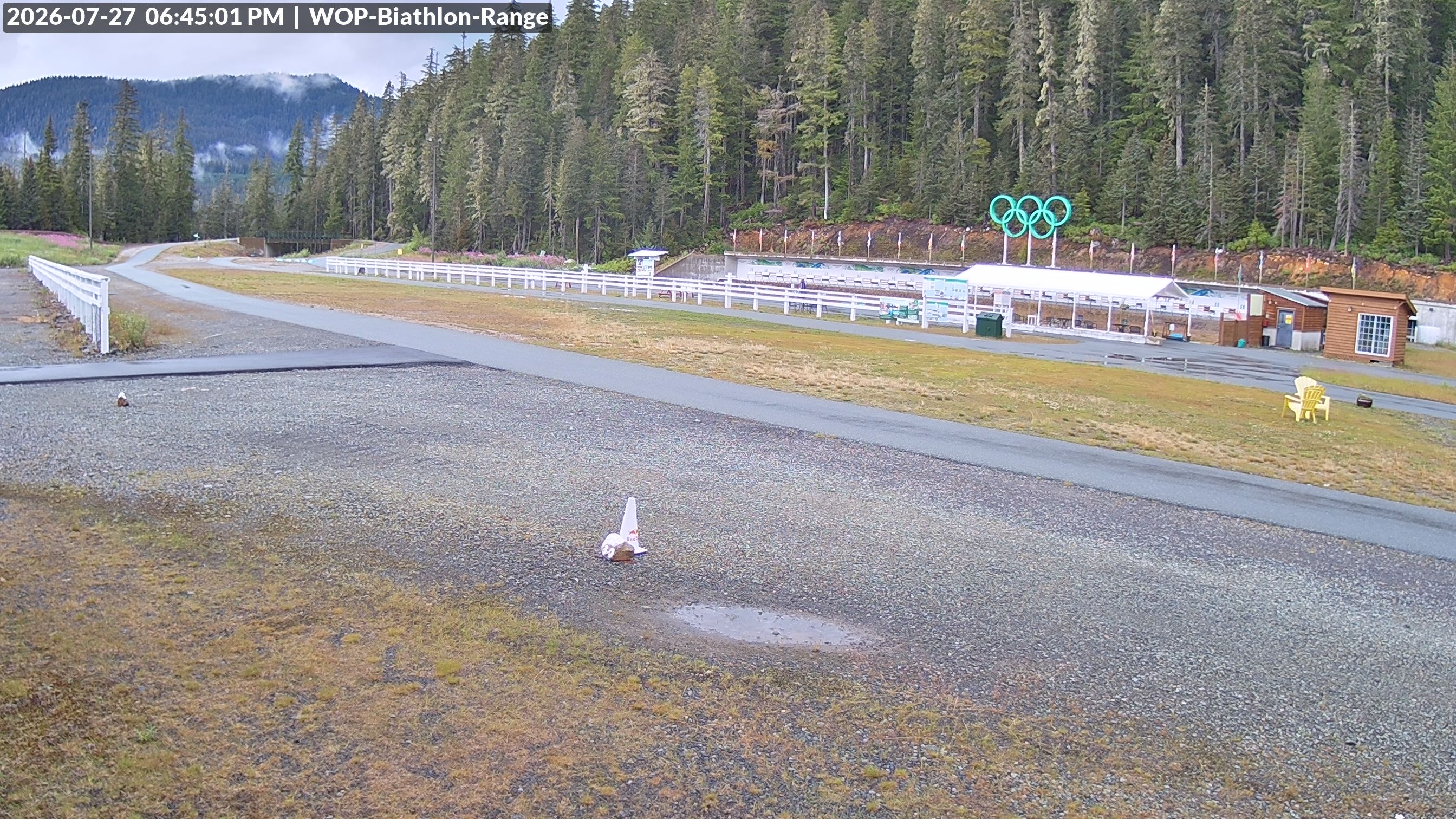View looking North East to the Olympic Biathlon Range