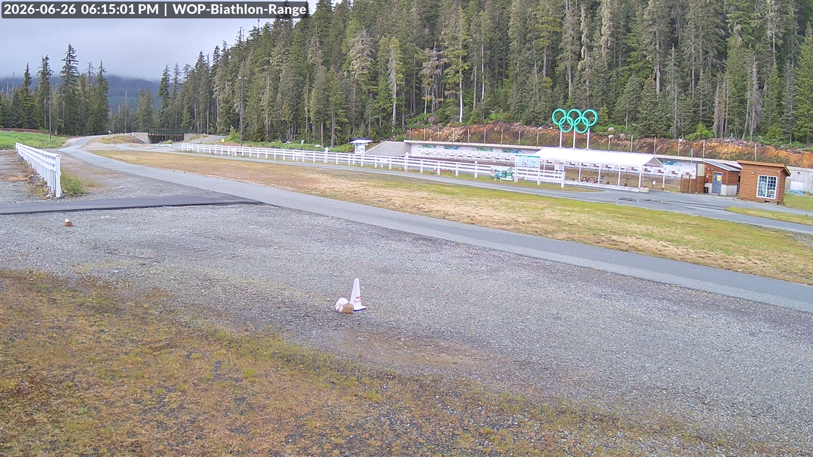 View looking North East to the Olympic Biathlon Range