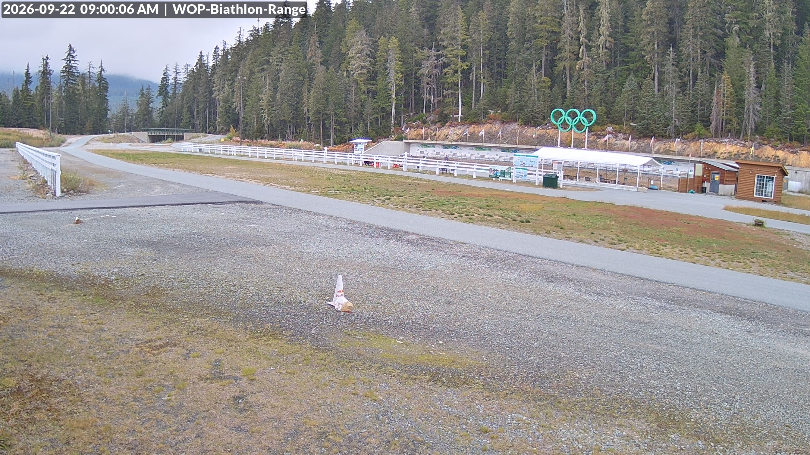 View looking North East to the Olympic Biathlon Range