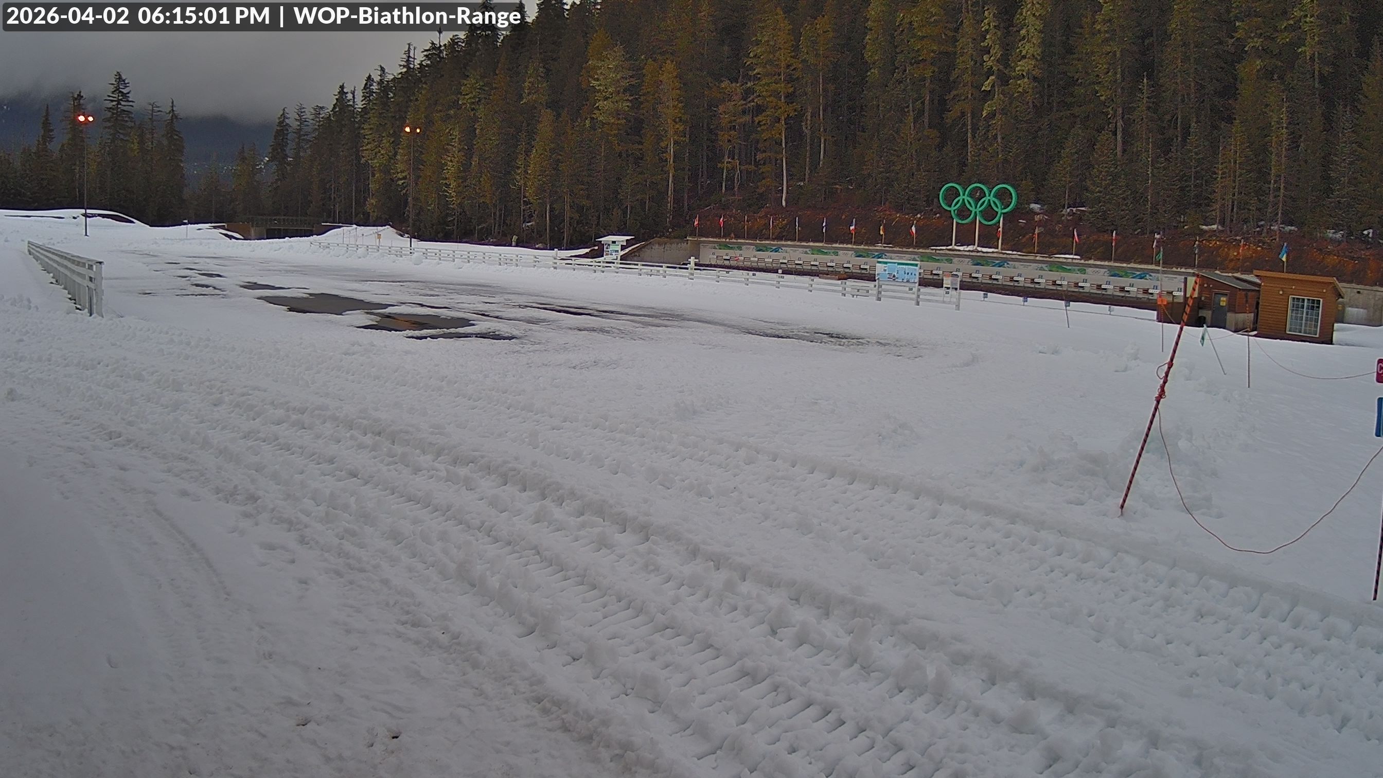 View looking North East to the Olympic Biathlon Range