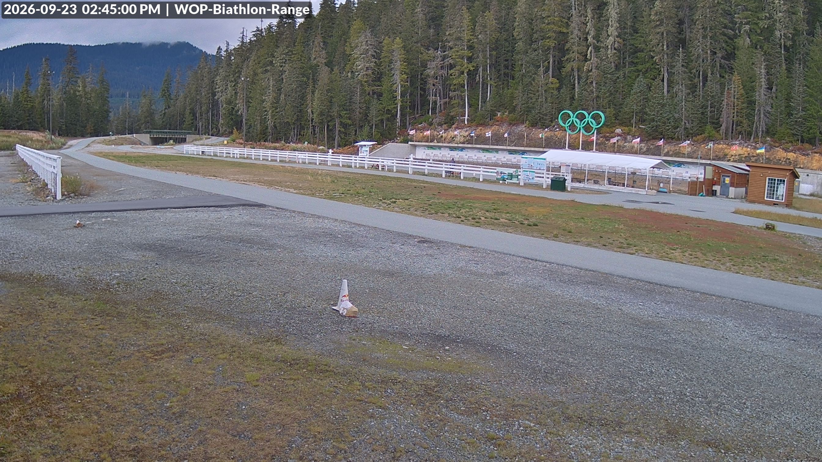 View looking North East to the Olympic Biathlon Range