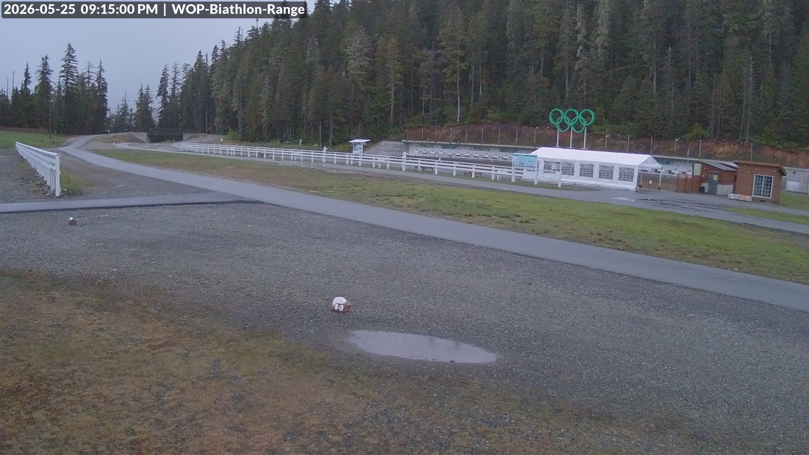 View looking North East to the Olympic Biathlon Range