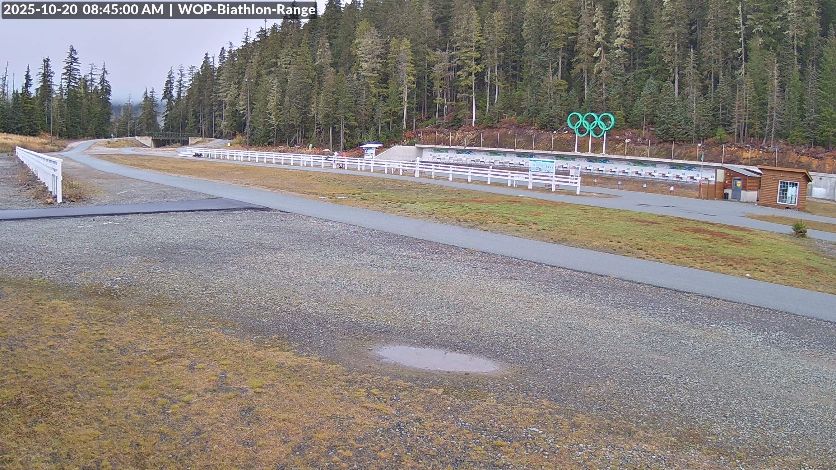 View looking North East to the Olympic Biathlon Range
