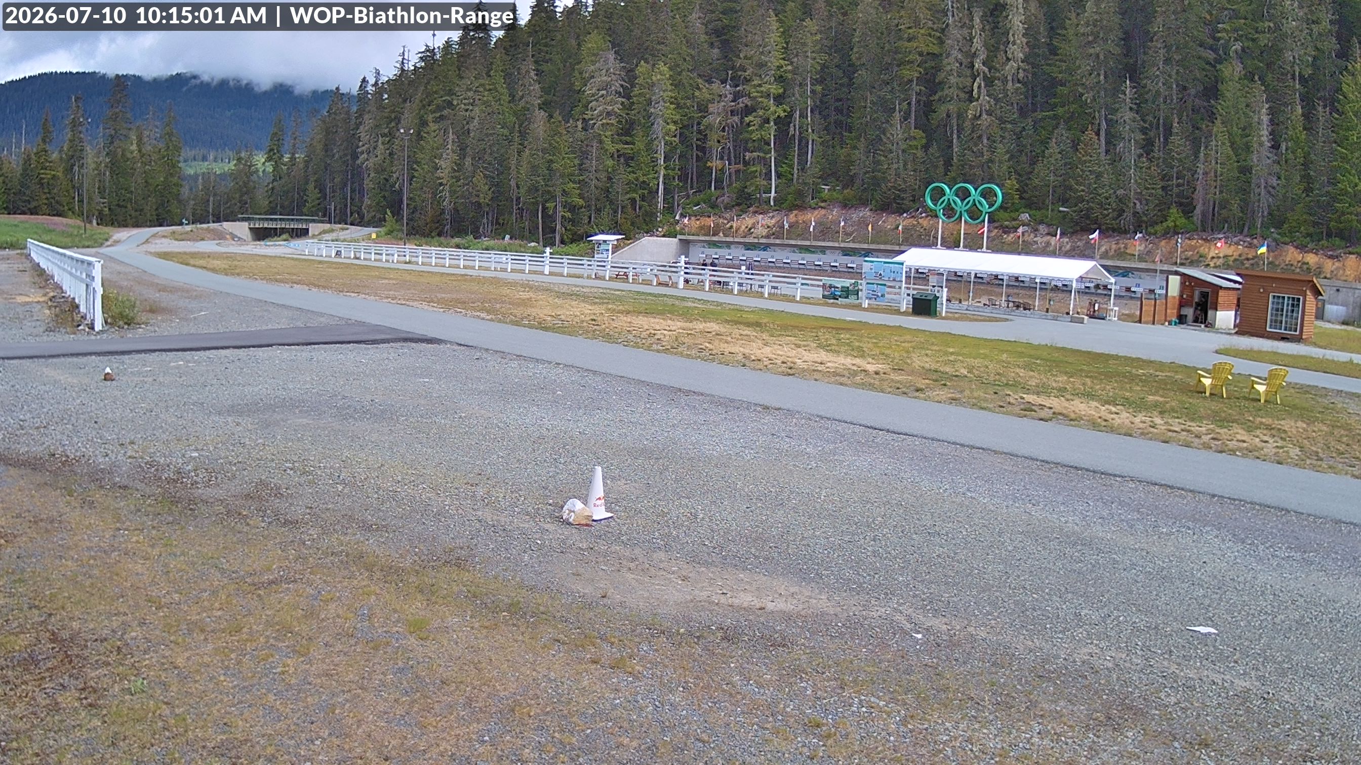 View looking North East to the Olympic Biathlon Range