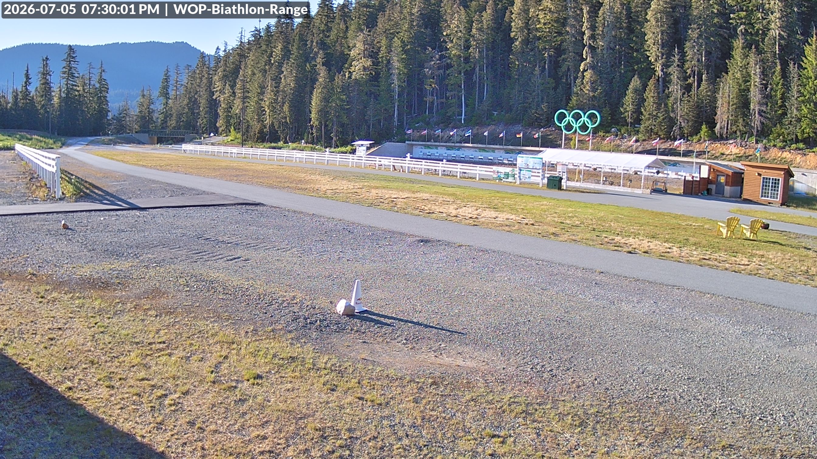 View looking North East to the Olympic Biathlon Range