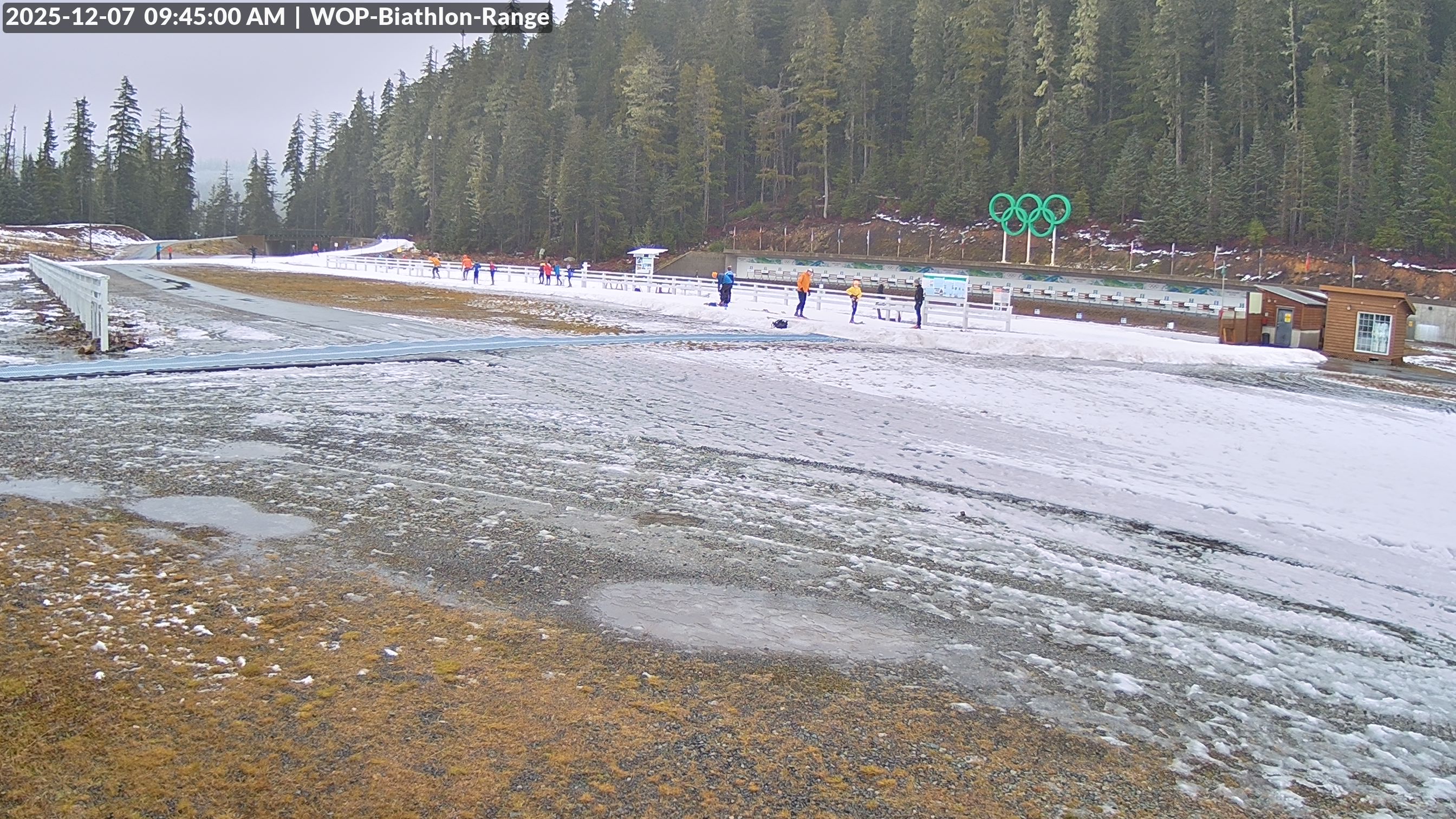 View looking North East to the Olympic Biathlon Range