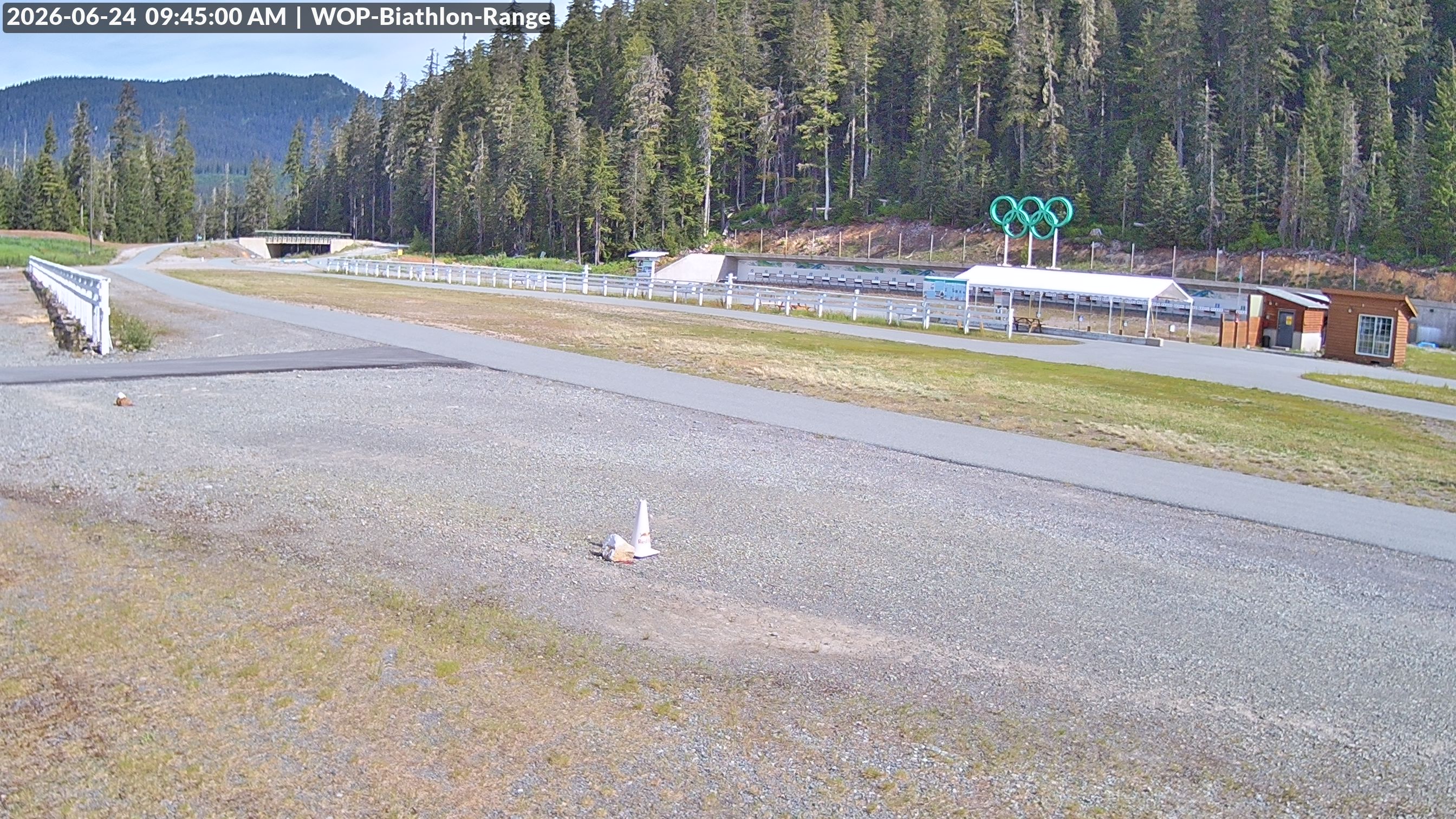 View looking North East to the Olympic Biathlon Range