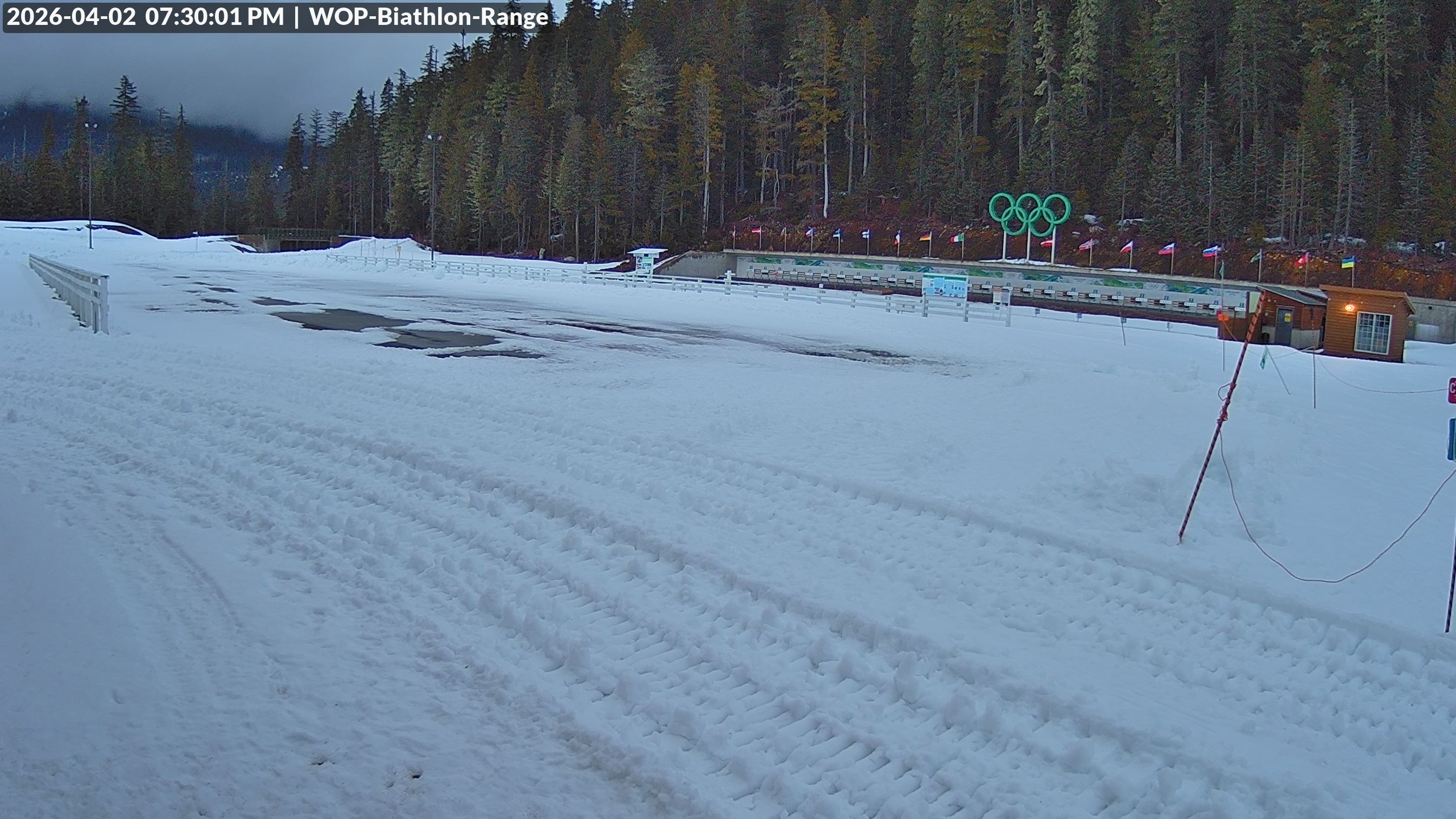 View looking North East to the Olympic Biathlon Range